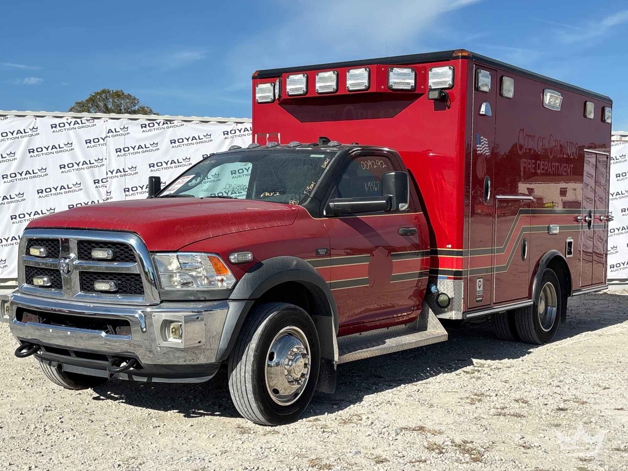 2016 Ram 4500 Chassis Ambulance (A59230)