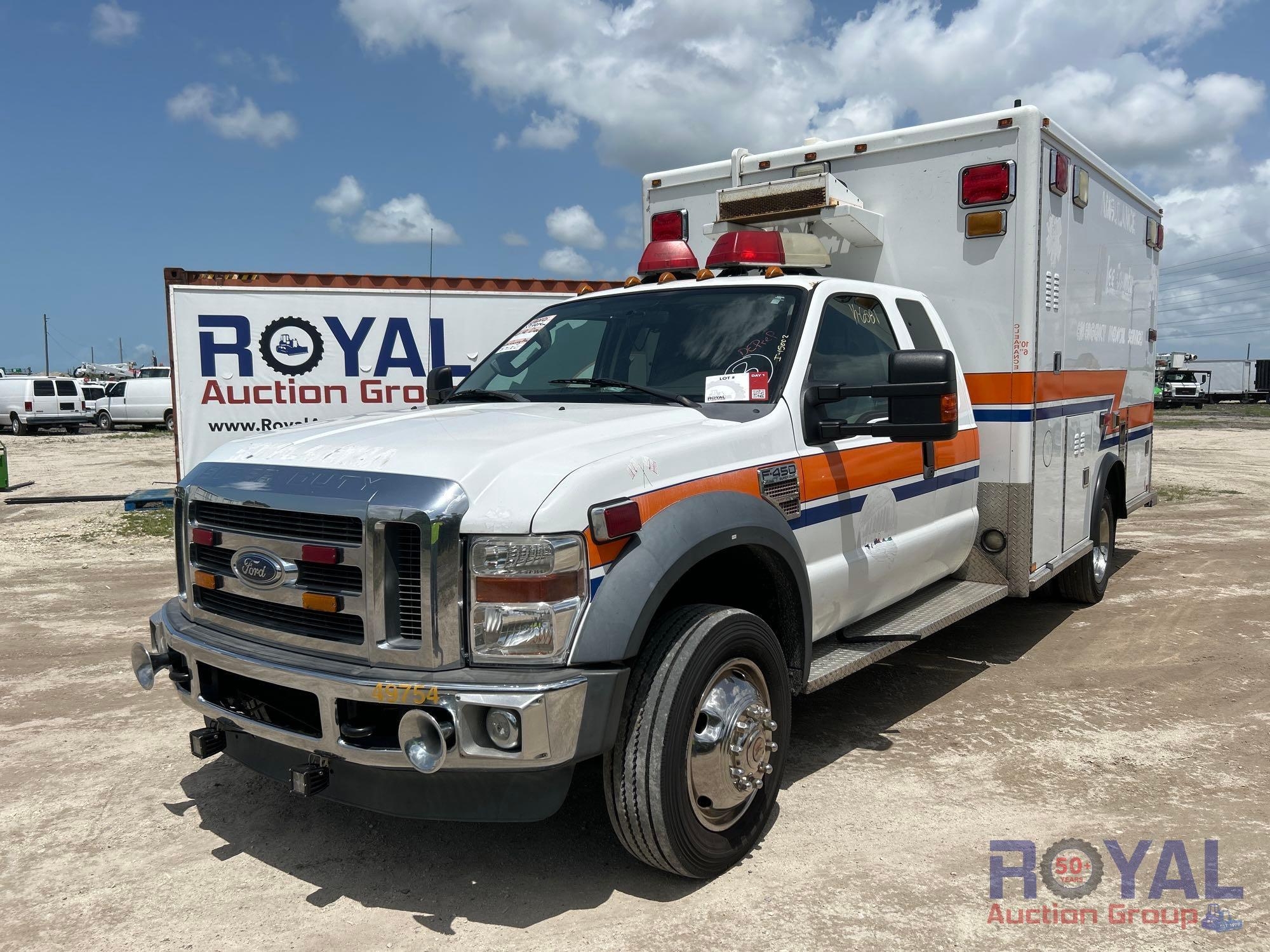 2010 Ford F-450 Extended Cab ETR Ambulance (A46683)