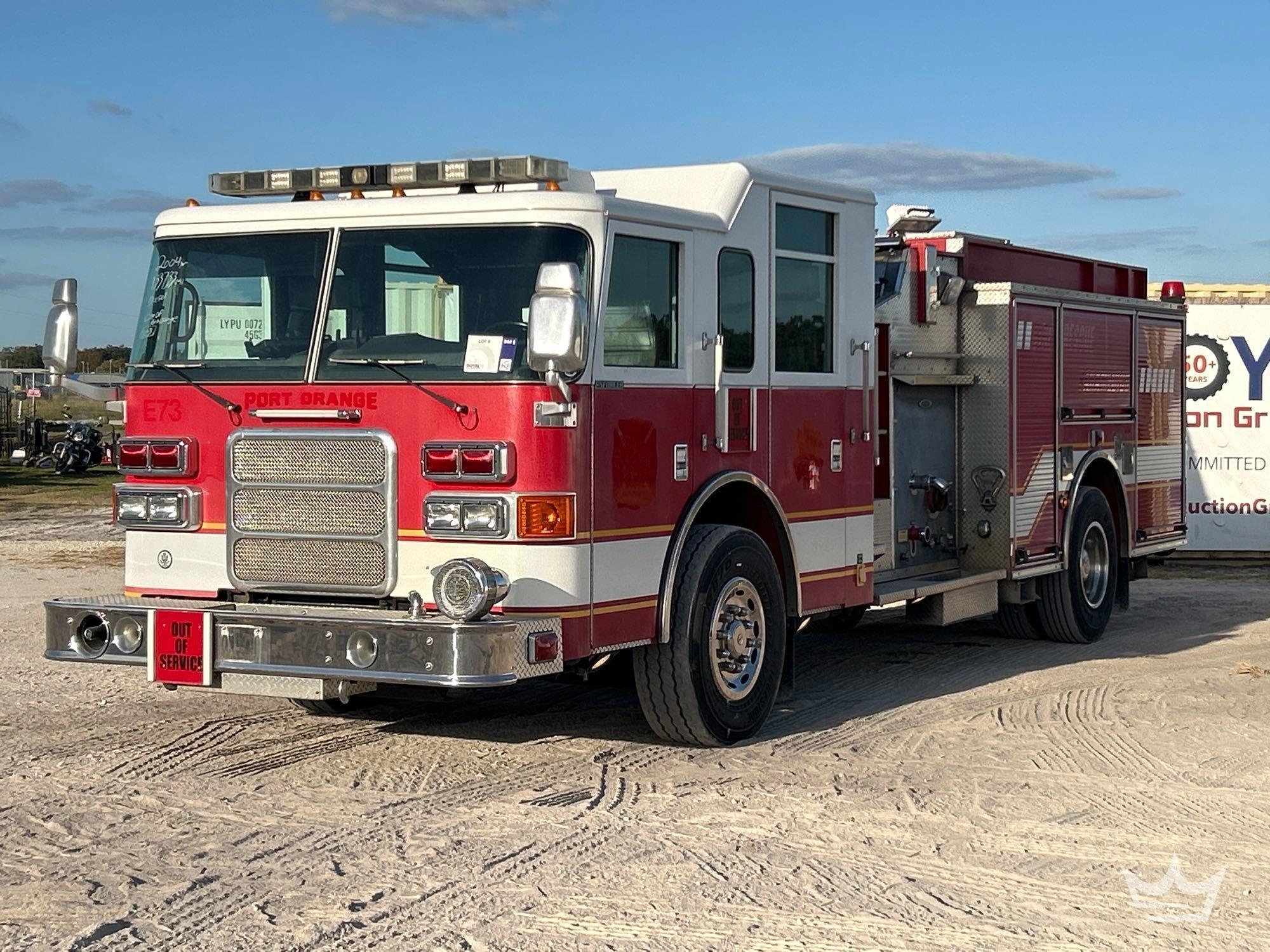 2004 Pierce Tilt Crew Cab Pumper Fire Truck (A59230)
