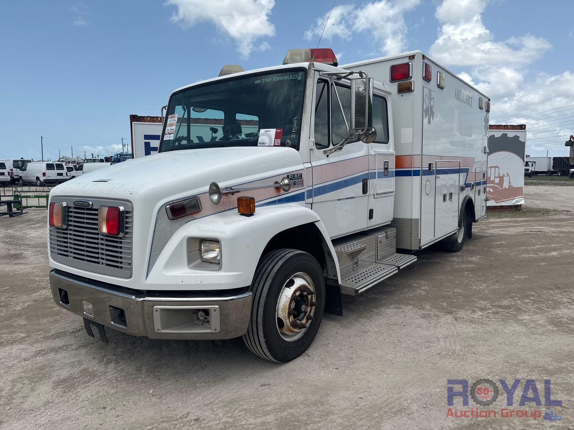 2004 Freightliner FL60 American La France Medic Master Fire Rescue Ambulance (A46683)