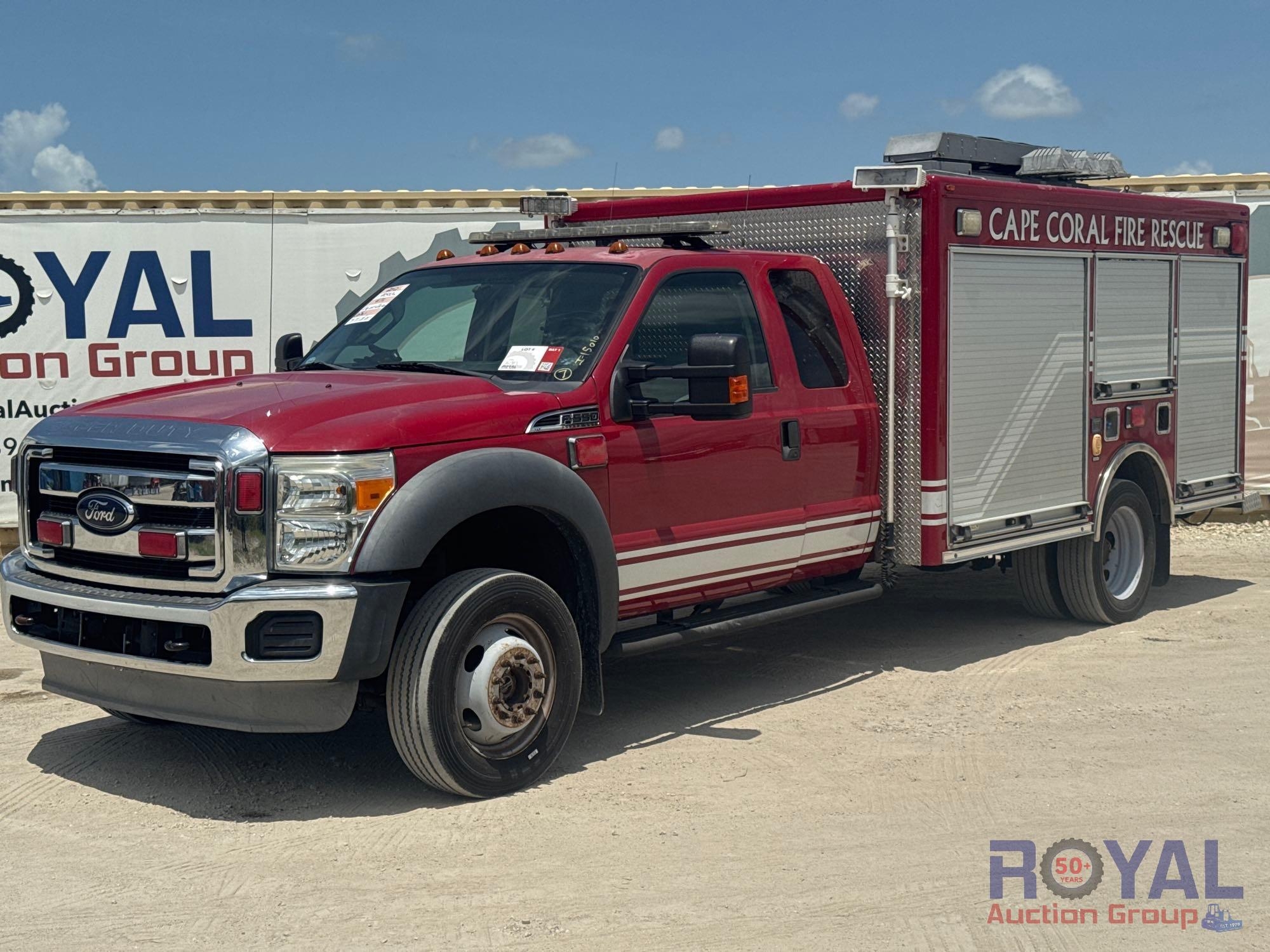 2012 Ford F-550 4x4 Fire Rescue Truck (A46683)