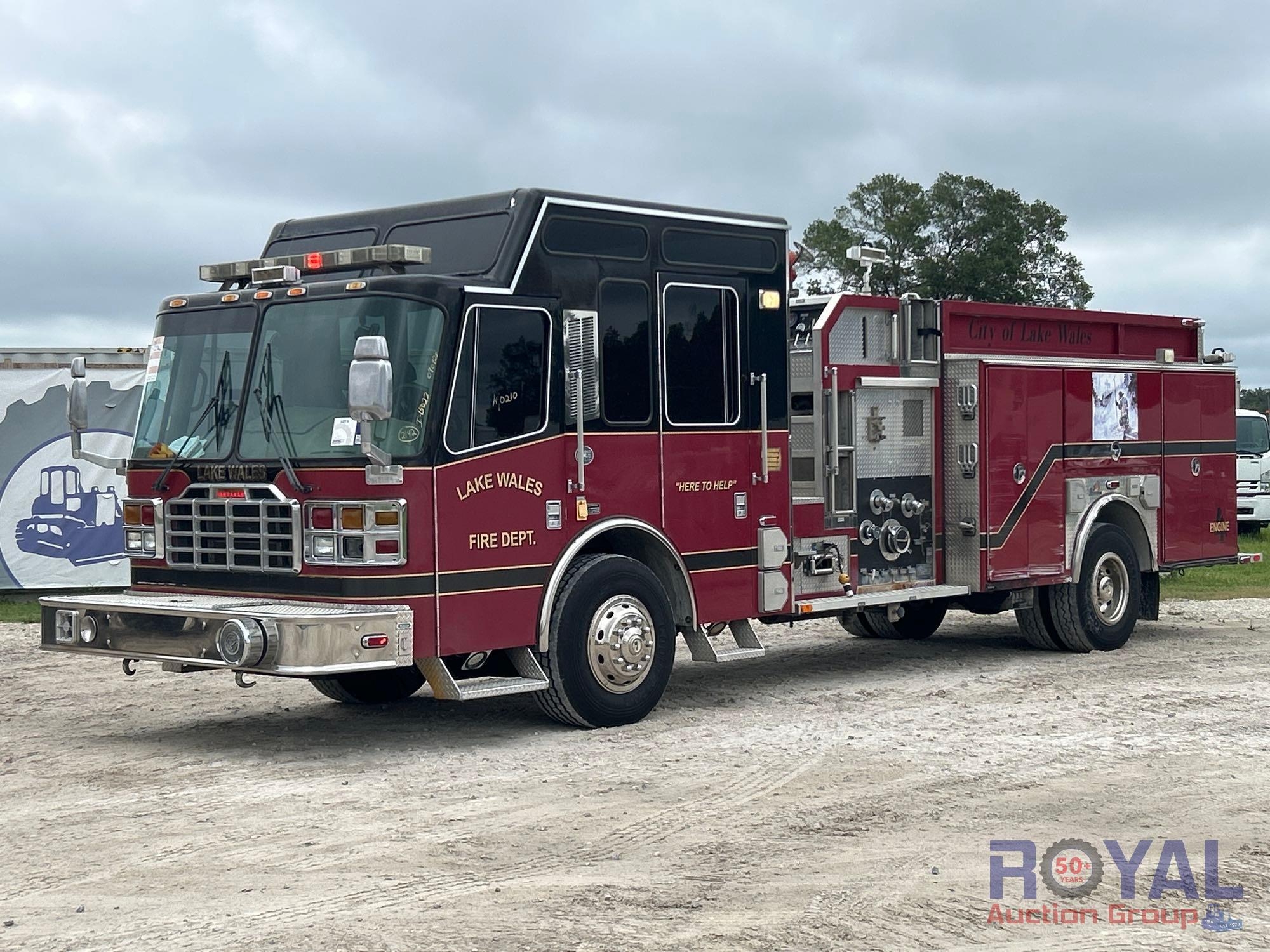 2004 Ferrara Apparatus Pumper Fire Truck (A55852)