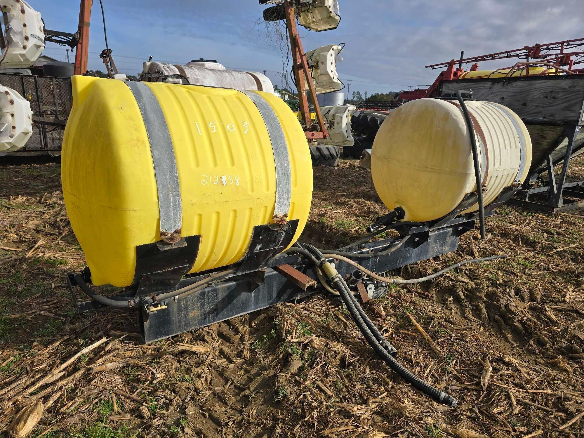 SET OF POLY SADDLE TANKS (A63291)