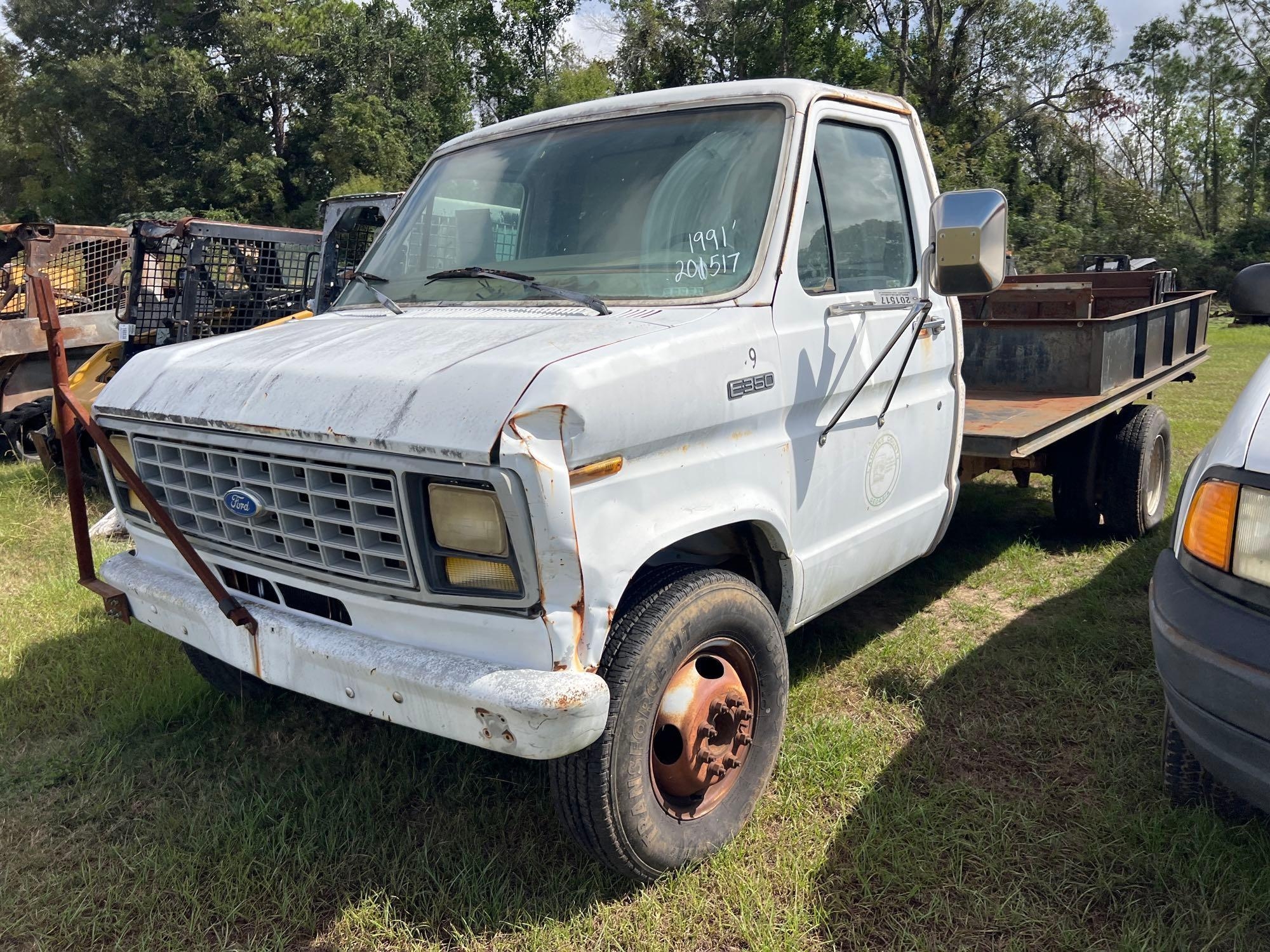 (INOP) 1991 E-350 FLATBED (A54756)