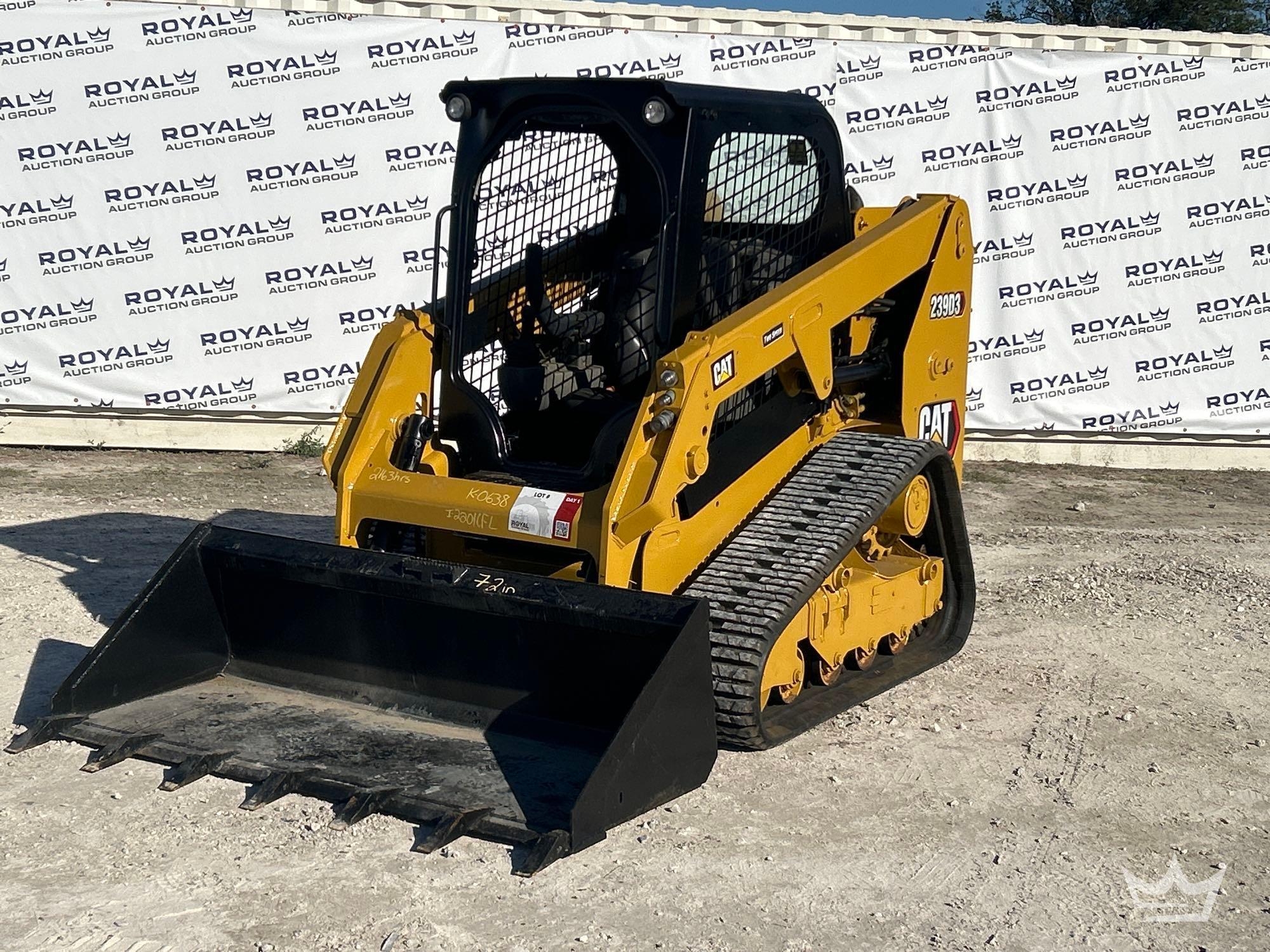 2019 Caterpillar 239D3 Compact Track Loader Skid Steer (A61567)