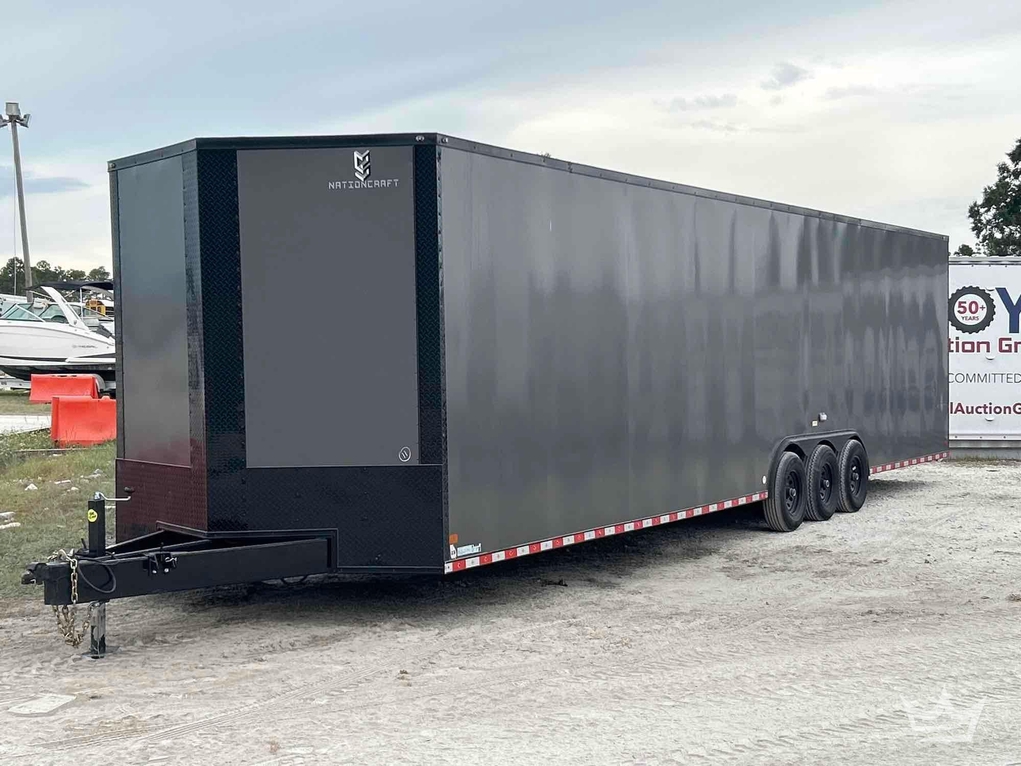 2025 Nationcraft 8.5X36TTA3 38ft Tri-Axle Enclosed Trailer (A56859)
