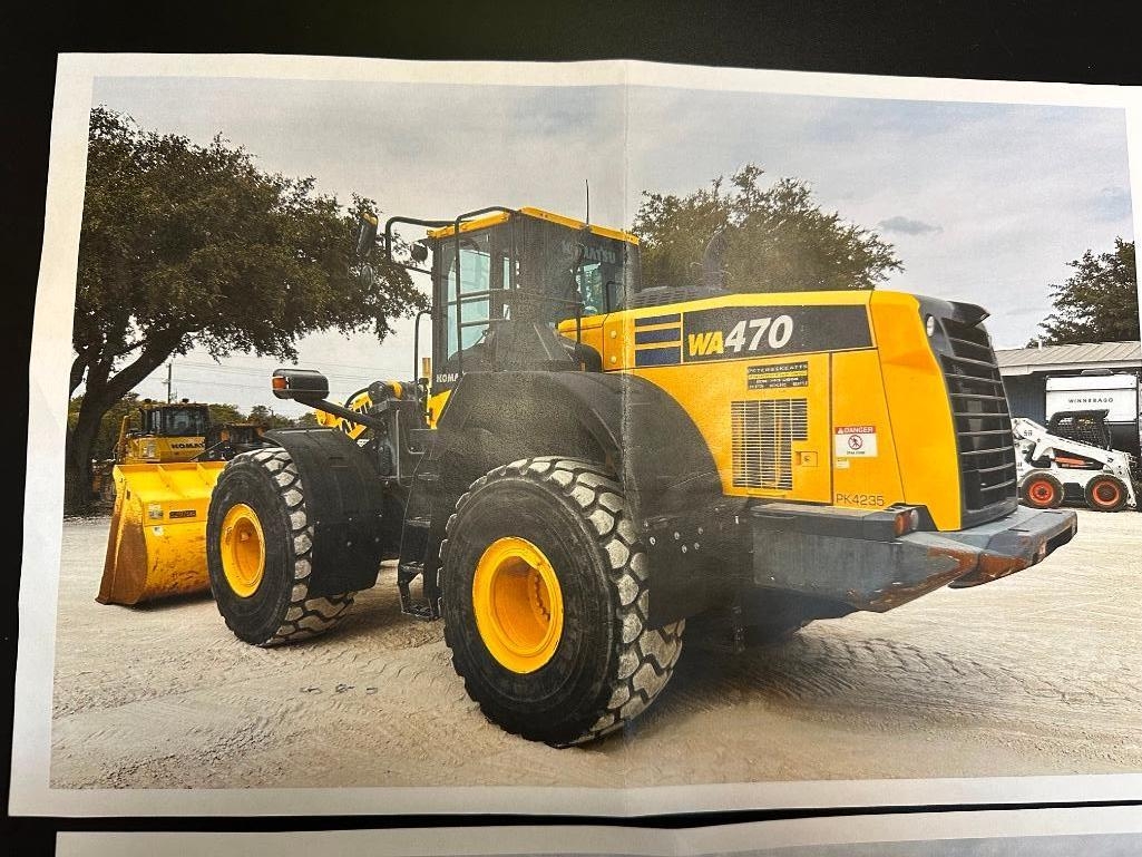 2013 Komatsu WA470 Wheel Loader (A59213)