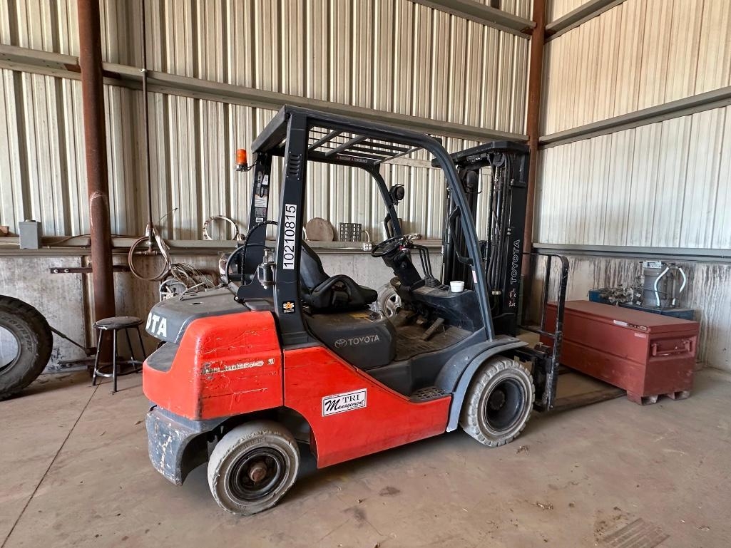 2013 Toyota 8FGU25 Dual Fuel Forklift (A59213)