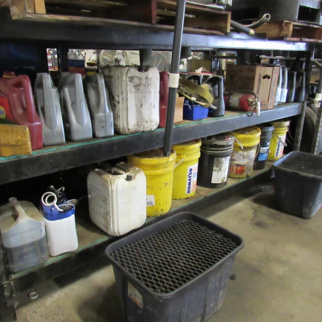 LOT: Misc. Oils, Coolants, Tires (MOST OPENED OR PARTIALLY USED) (A59076)