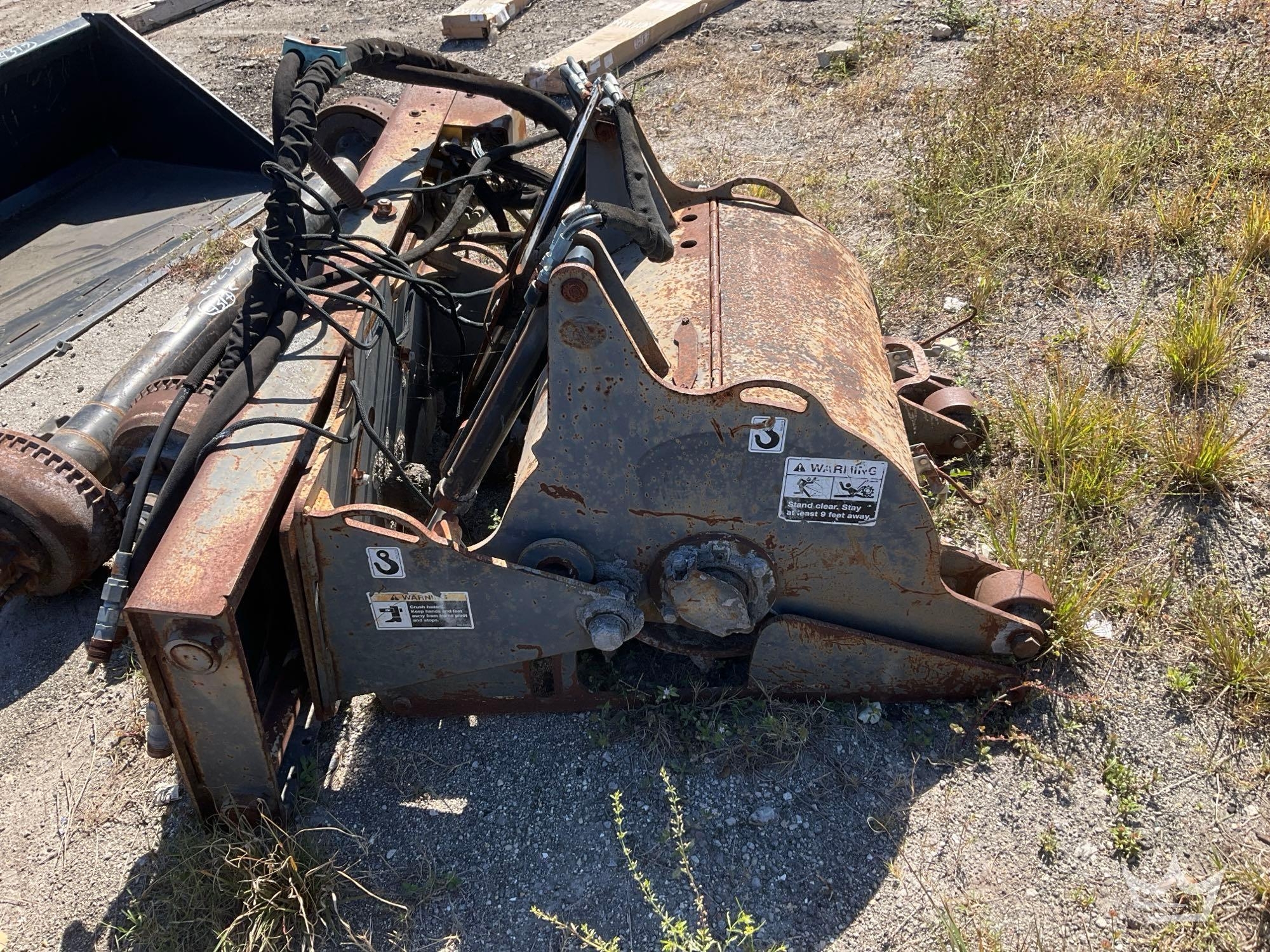 Hydraulic Asphalt Scraper Skid Steer Attachment (A61567)