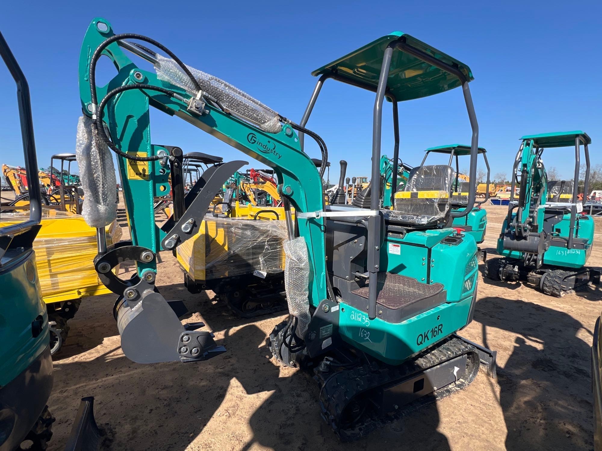 UNUSED CFG INDUSTRIAL QK16R MINI EXCAVATOR (A62130)