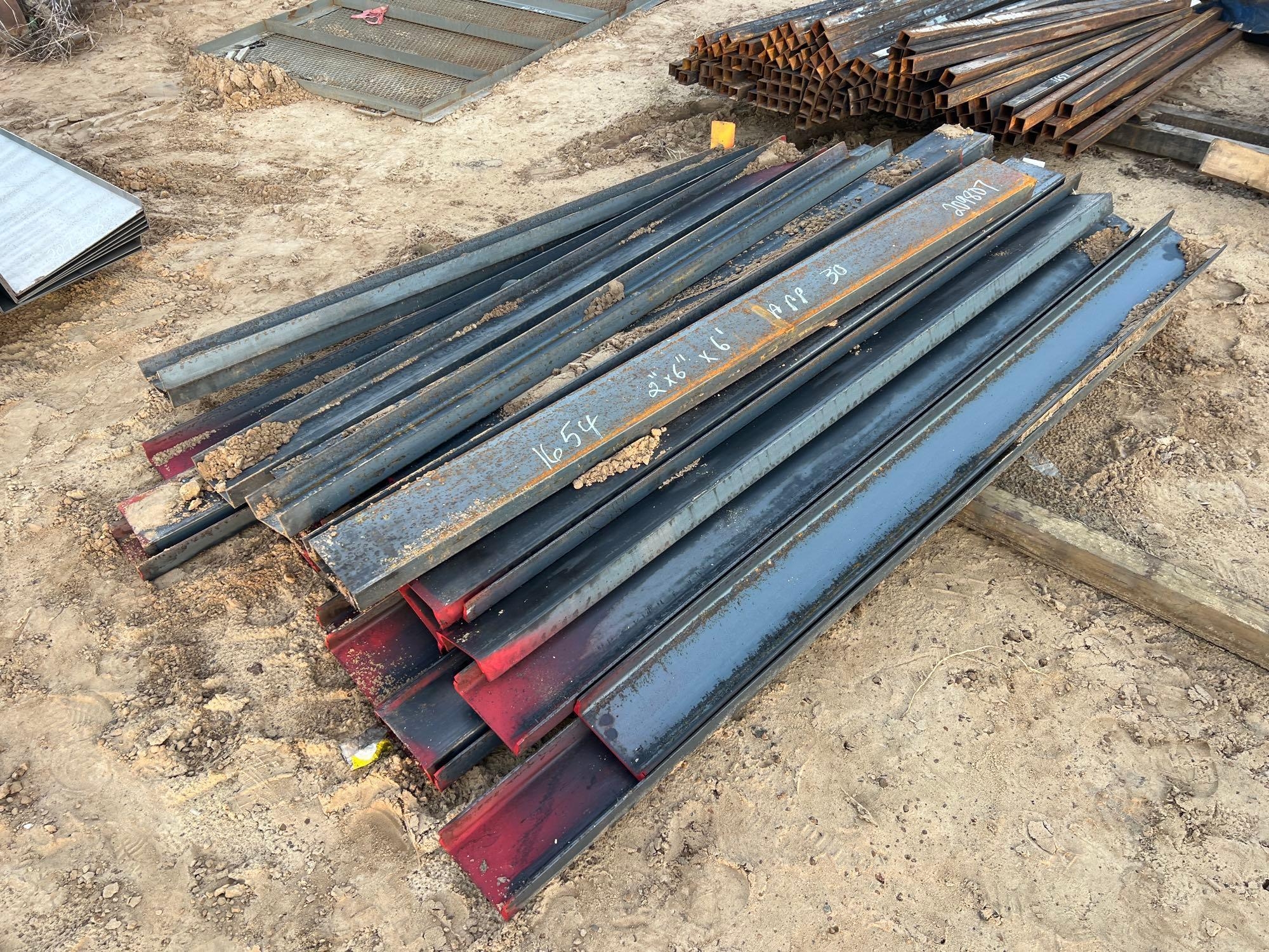 APPROX. (30) 2"X6"X6' CHANNEL IRON (A60430)