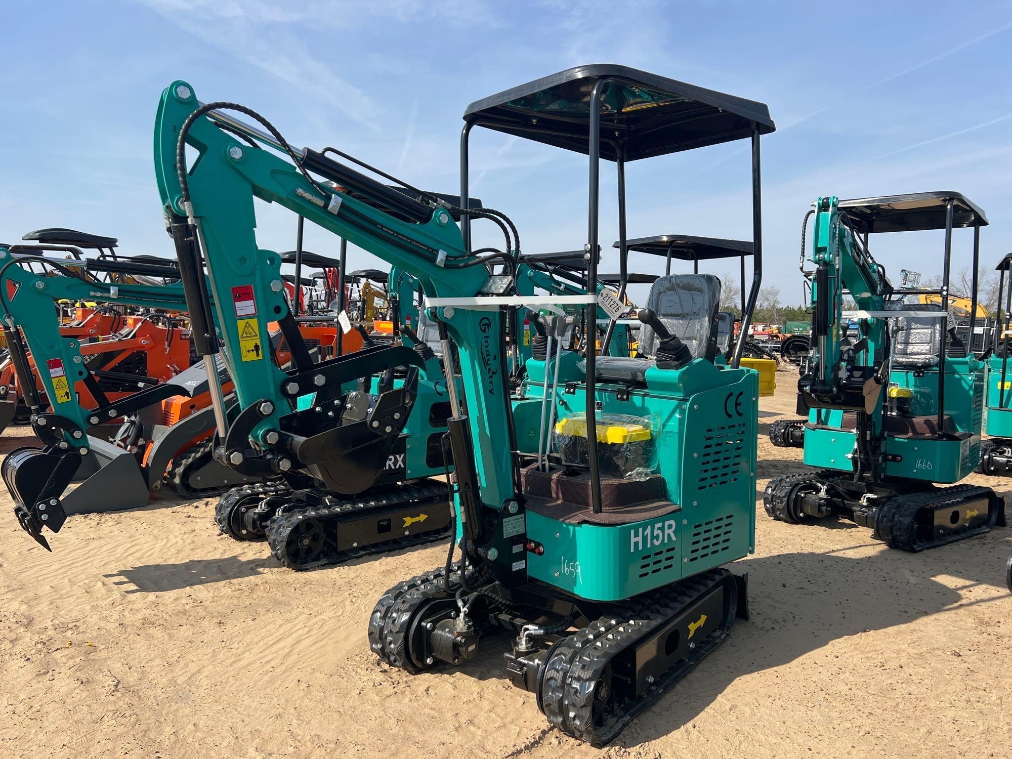 UNUSED CFG INDUSTRIAL H15R MINI EXCAVATOR (A62130)