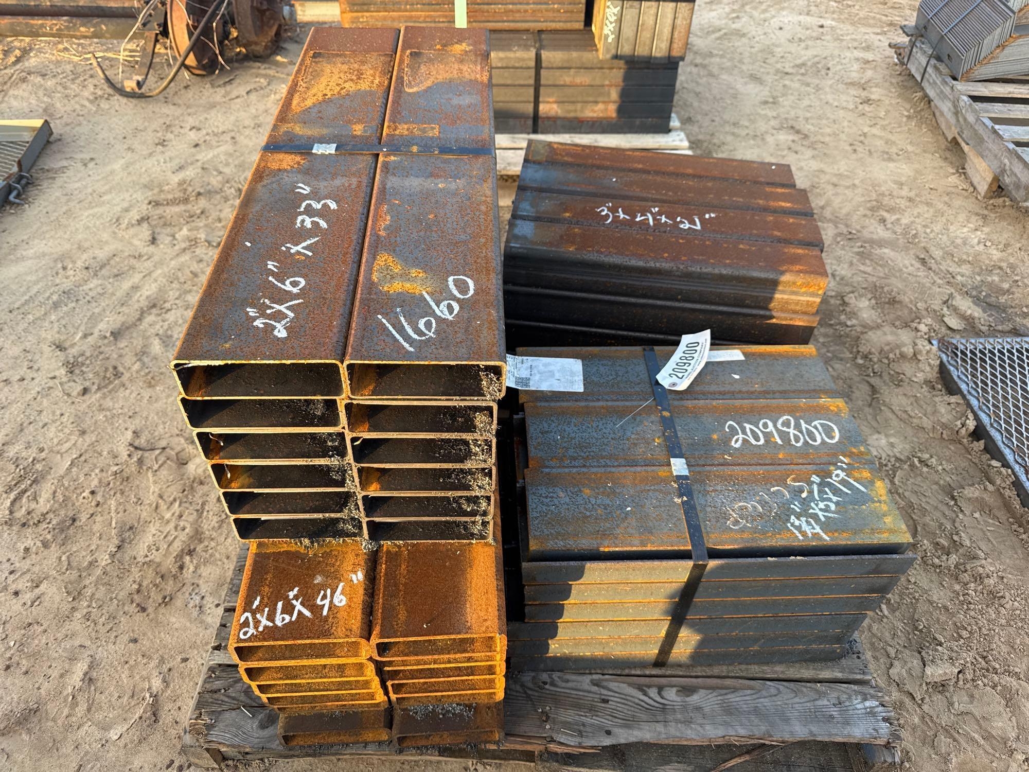 PALLET OF (20) 3"X4"X21" TUBING (A60430)