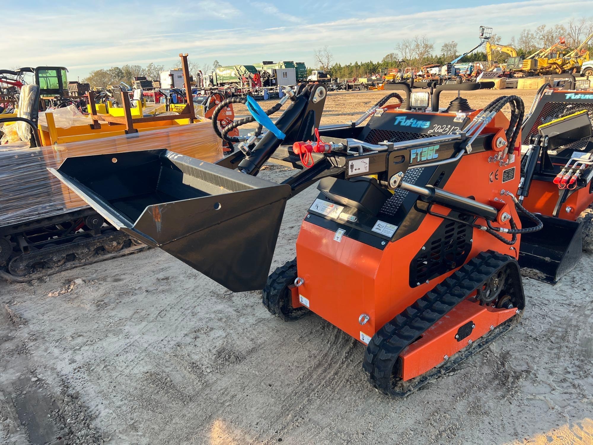 UNUSED FUTURE FT36C STAND ON SKID STEER (A58375)