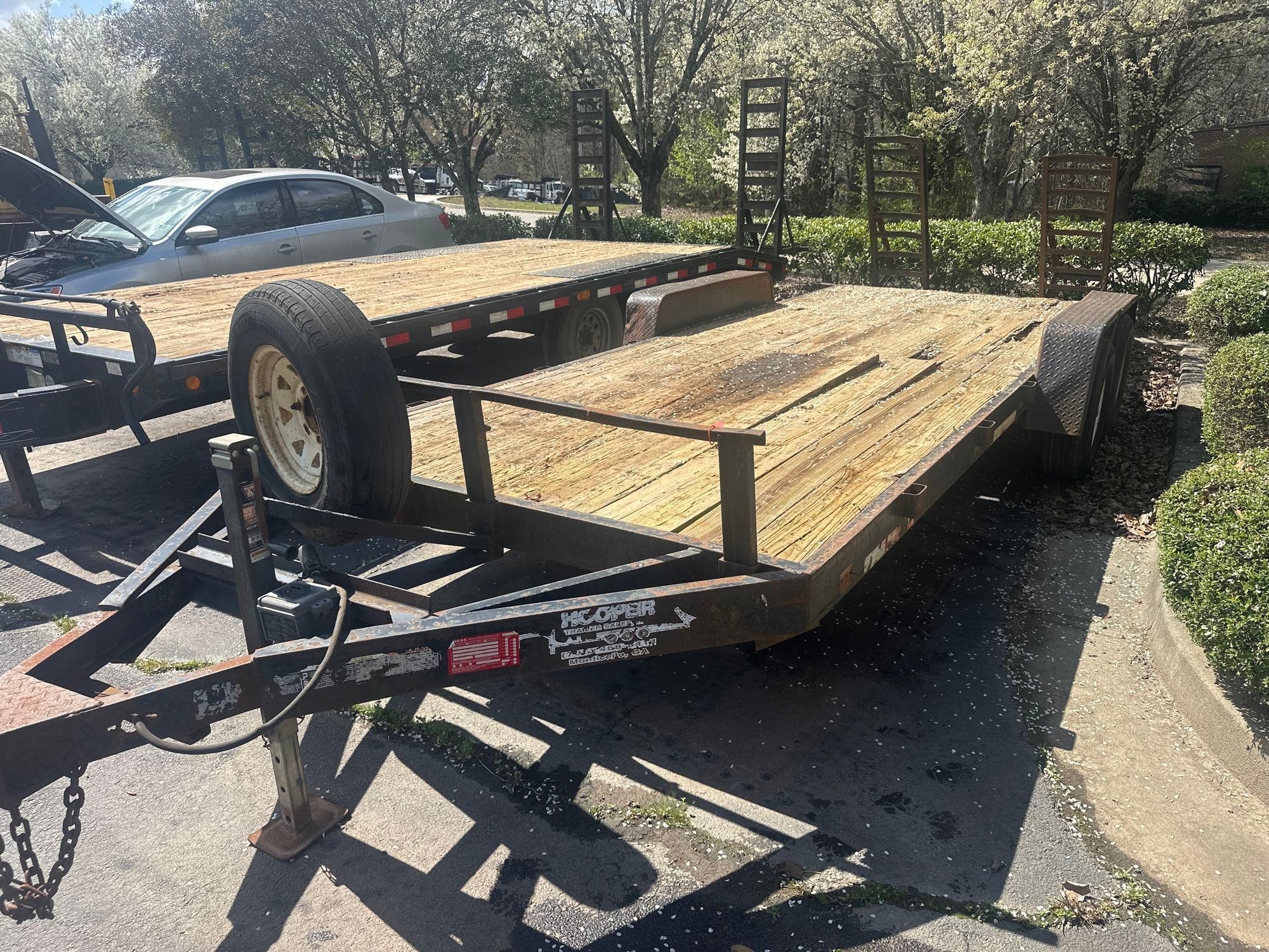 2007 Hooper 20ft Equipment Trailer (A65563)