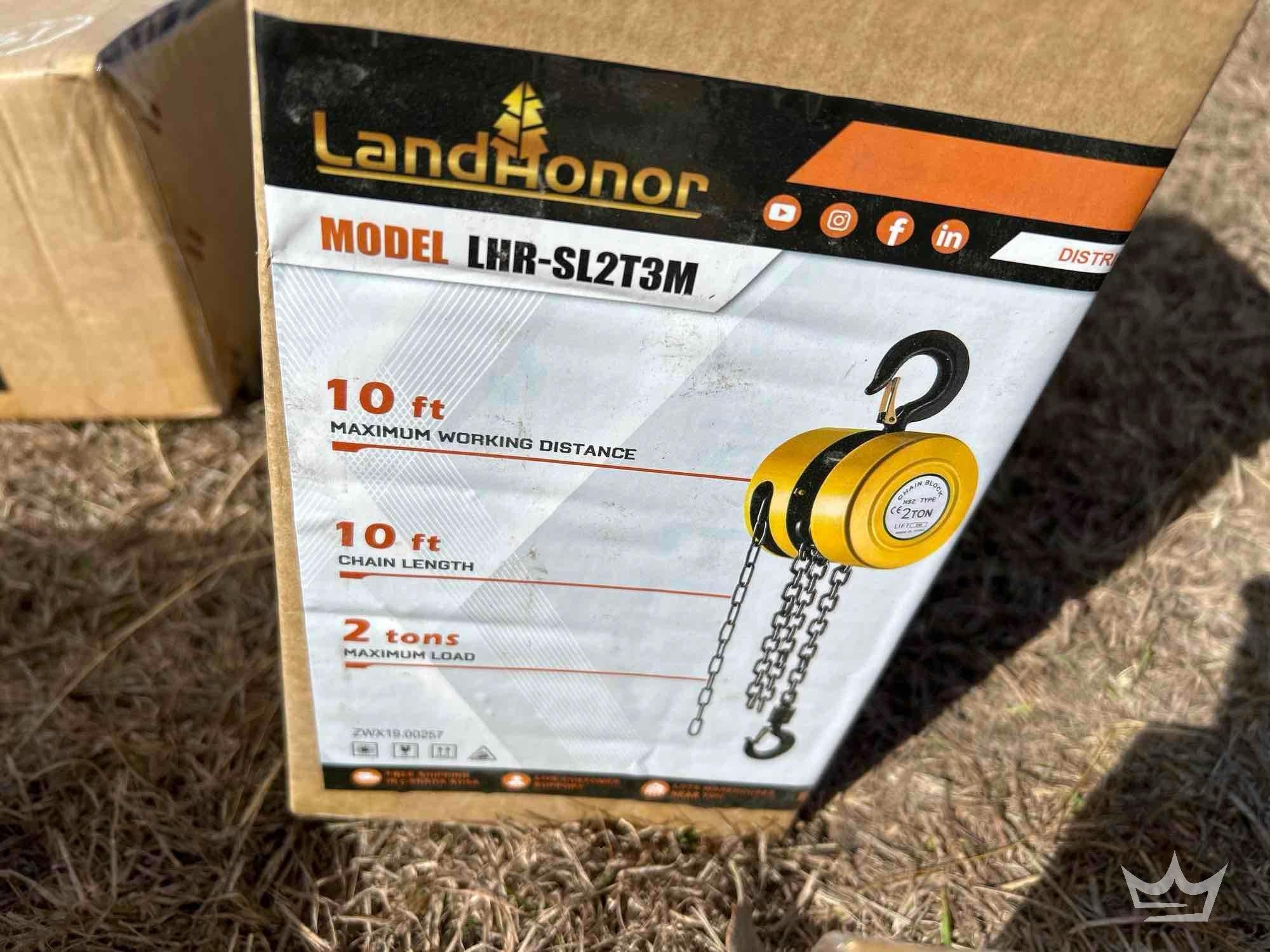 LandHonor LHR-SL2T3M 2-Ton Chain Hoist (A60352)