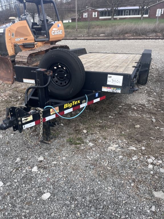 2021 Big Tex 14ET 18' Tandem Axle Trailer (A62679)