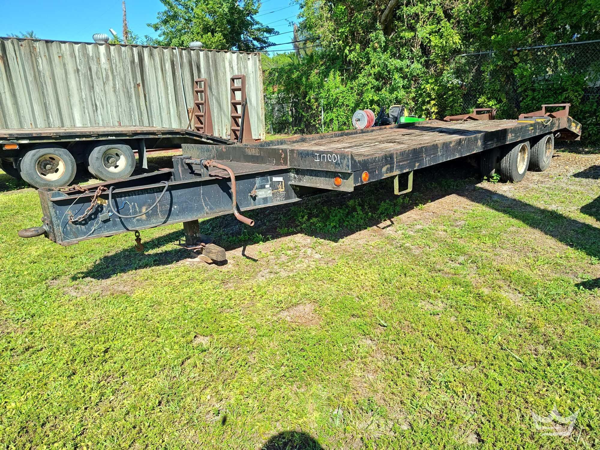 1993 20ft. Custom Deck Over Equipment Trailer (A56857)