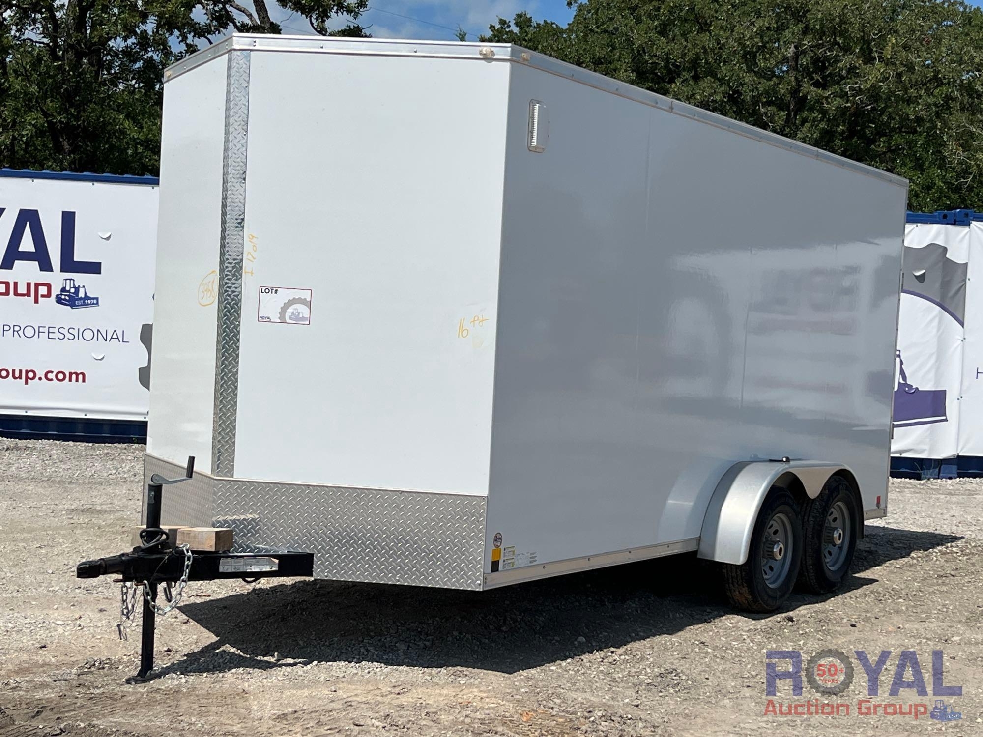 2022 Continental 16' Enclosed Trailer with ramps (A49461)
