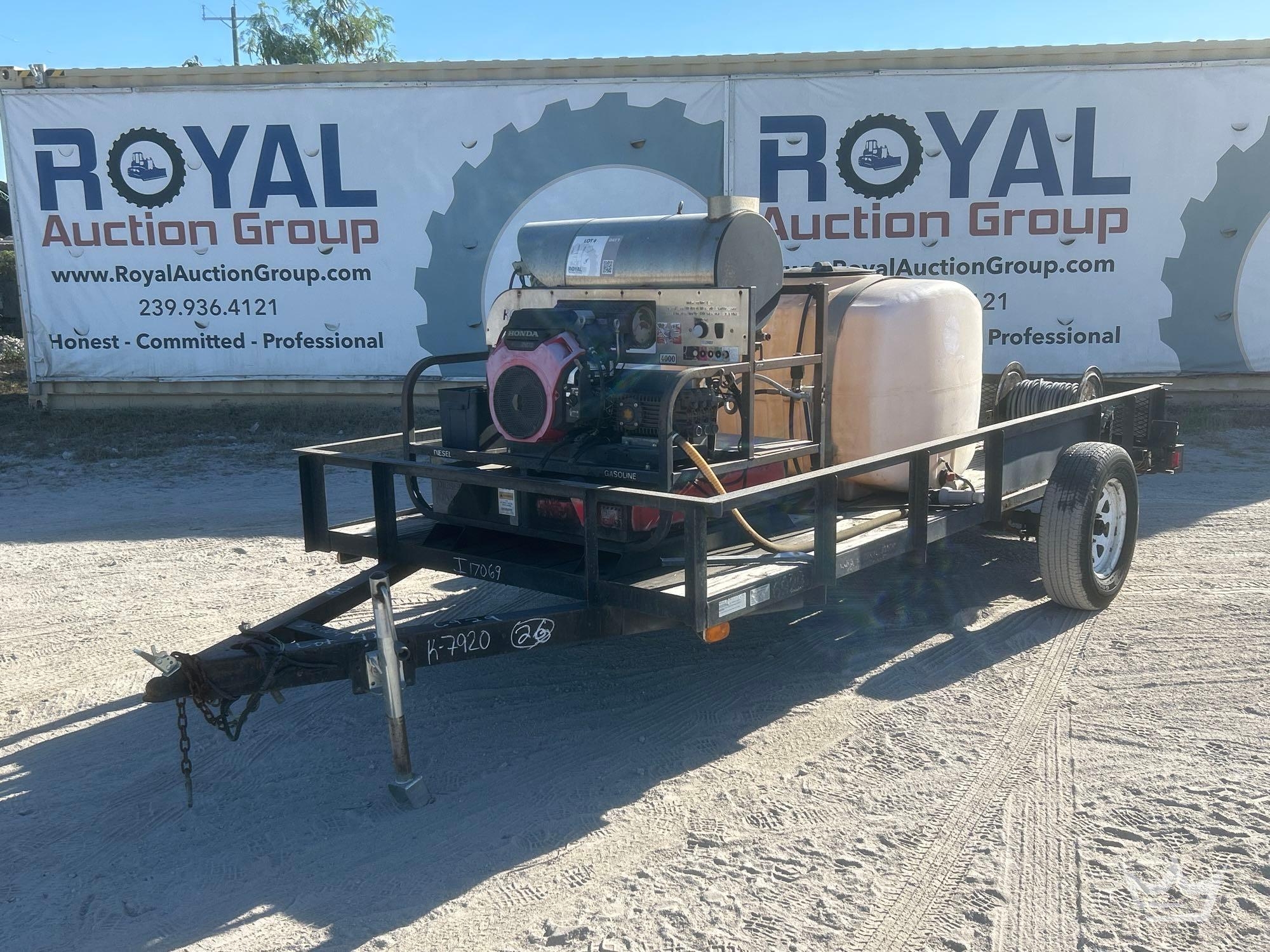 pressure washer, and trailer (A56857)