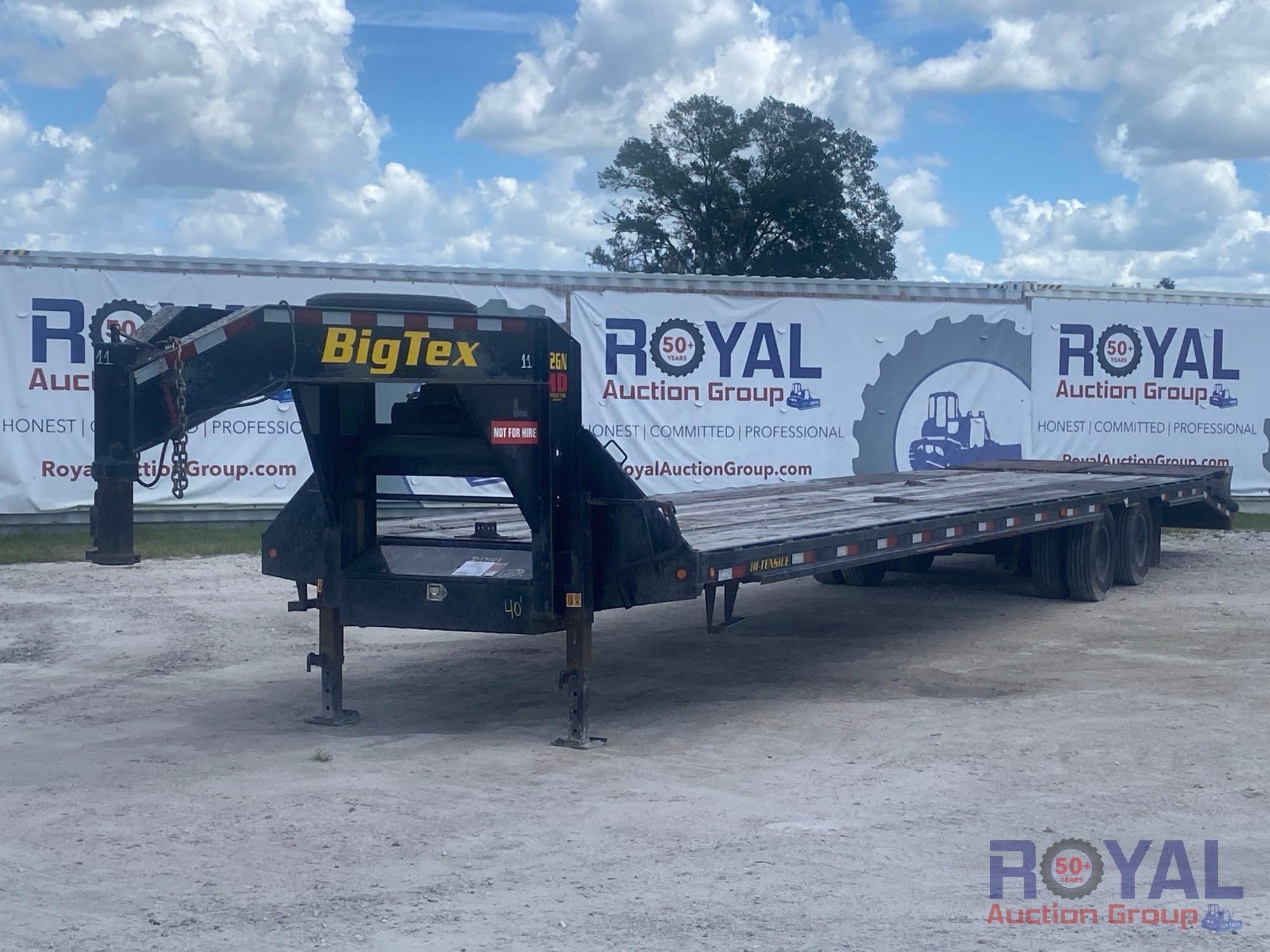 2022 Big Tex 22GN-35BK+5MR 40ft T/A Gooseneck Equipment Trailer (A51691)
