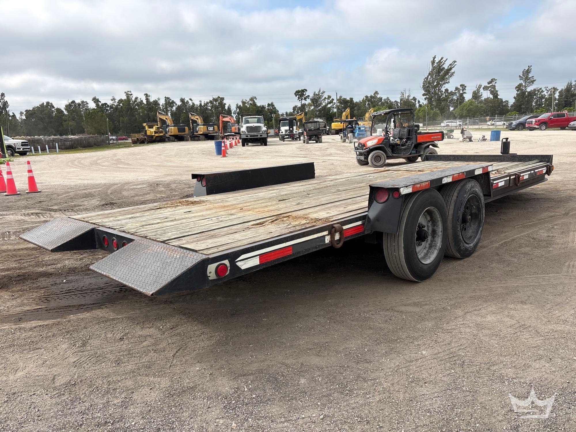 Interstate 20ft Tilt-Deck T/A Flatbed Equipment Trailer (A64556)