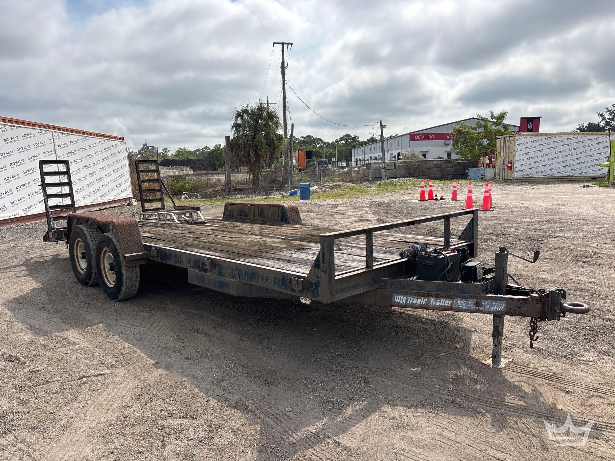 Tropic Trailer 18ft T/A Flatbed Equipment Trailer (A64556)
