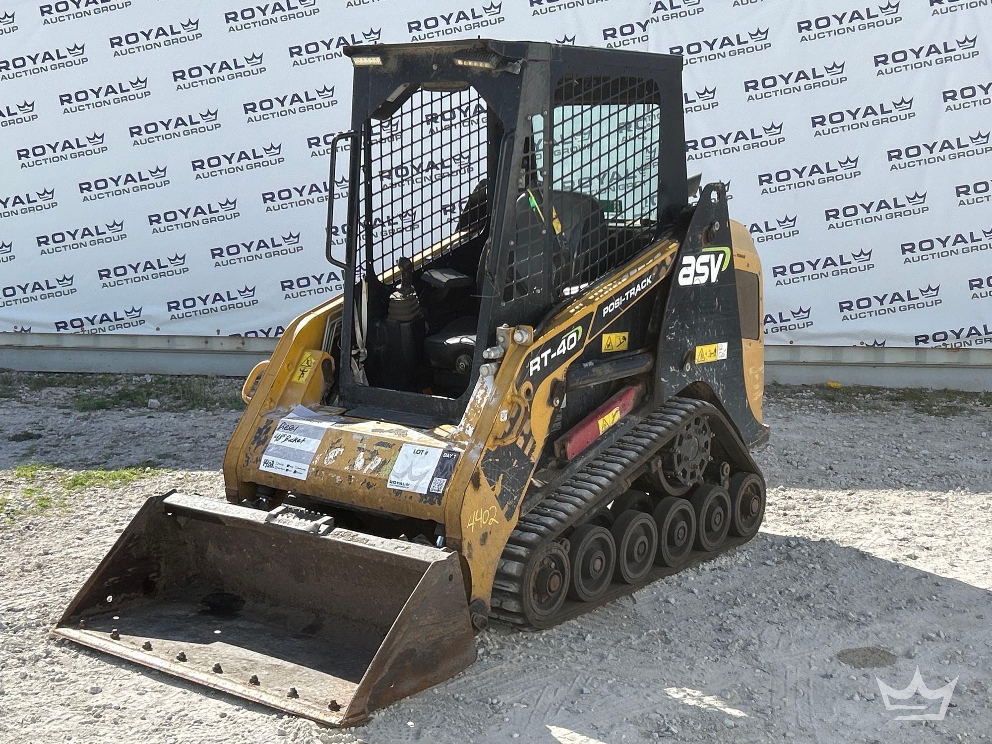 2023 ASV RT-40 Posi-Track Compact Track Loader Skid Steer (A61572)
