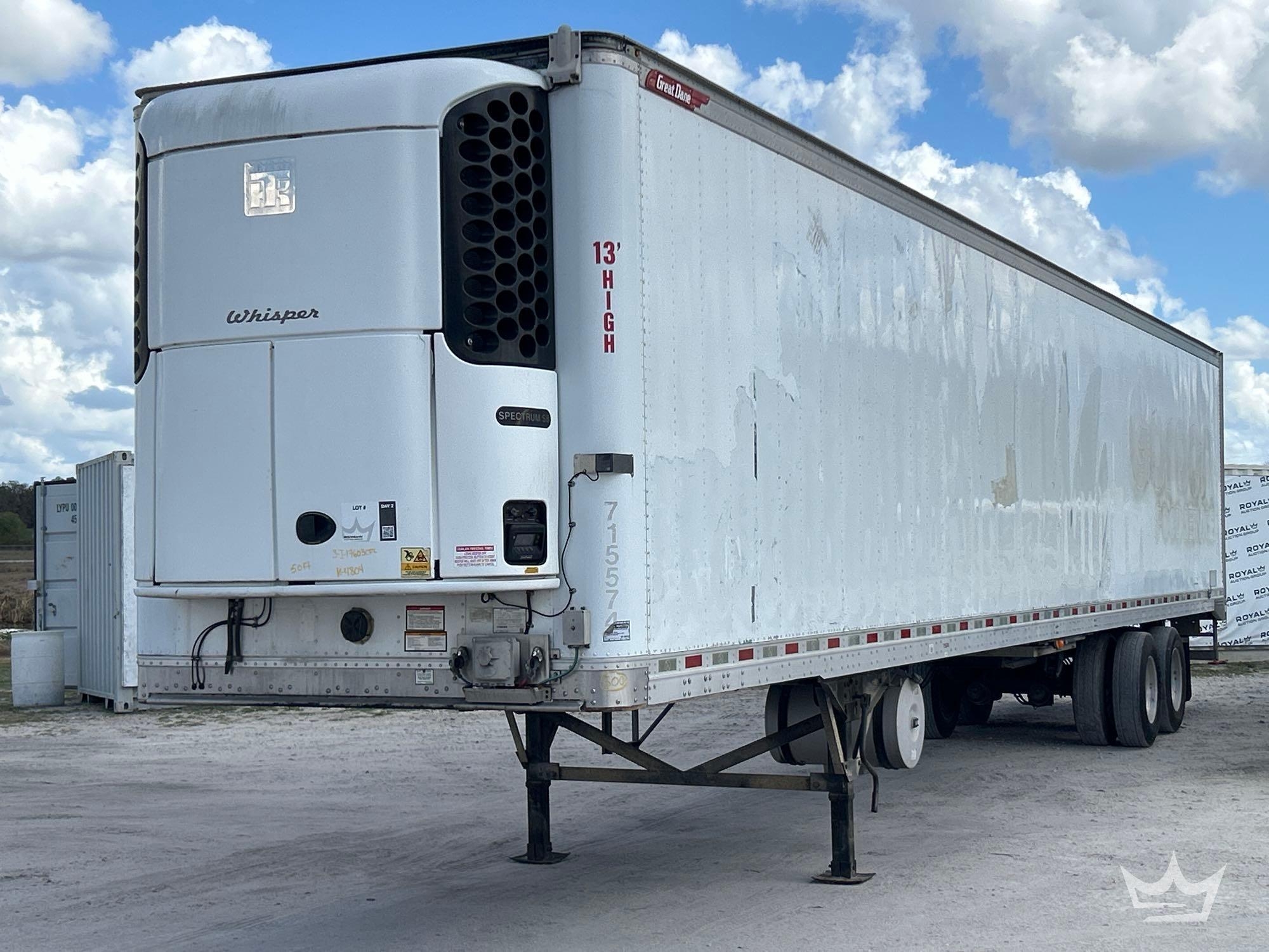 2016 Great Dane 48ft. T/A Refrigerated Van Reefer Trailer (A64556)