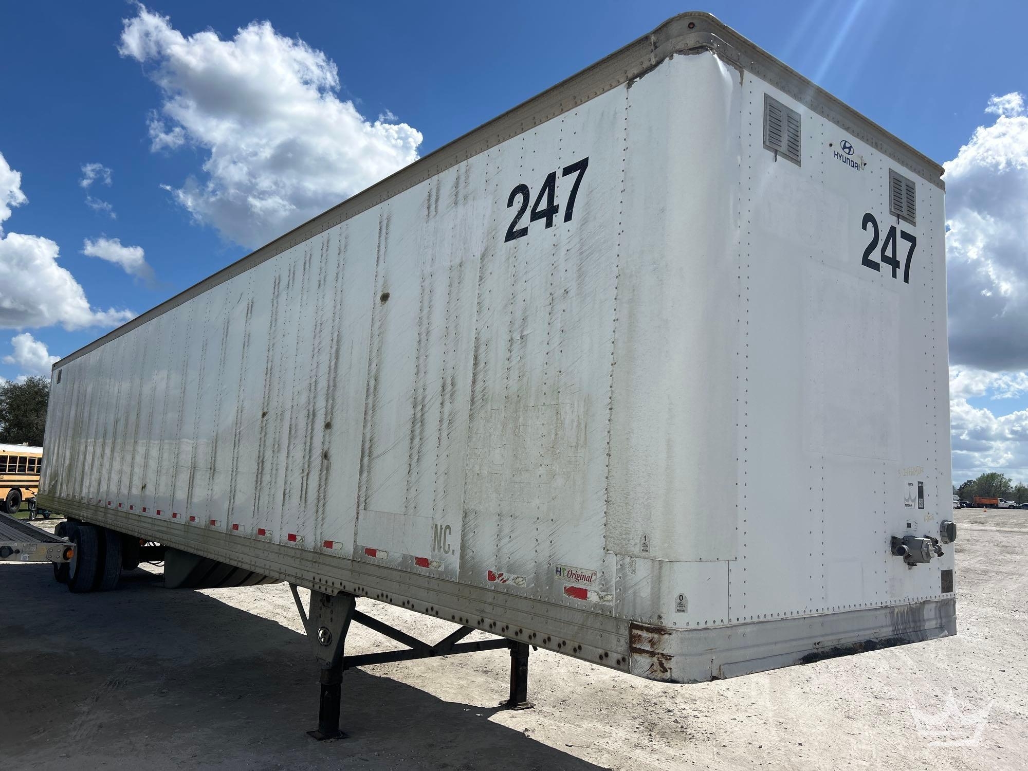 2014 Hyundai VI2530112 53ft. T/A Dry Van Trailer (A64556)