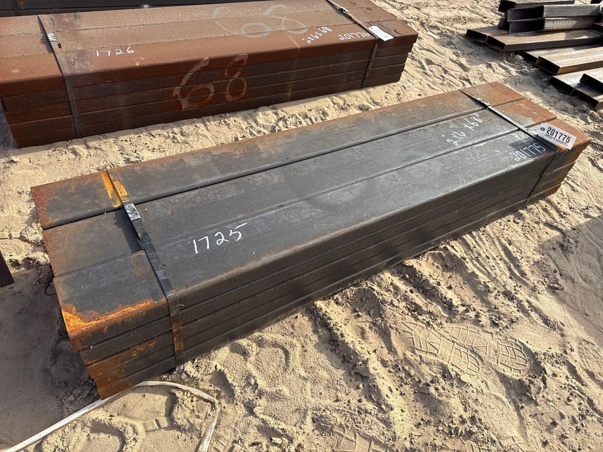 (APPROX 15) 2" X 6" X 68" TUBING (A54756)