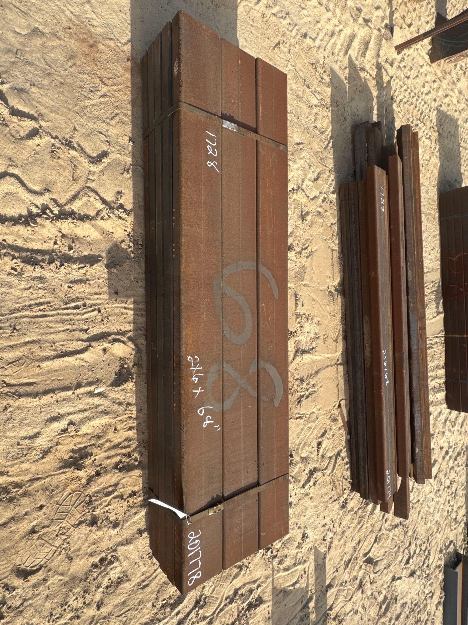 (APPROX 15) 2" X 6" X 68" TUBING (A54756)