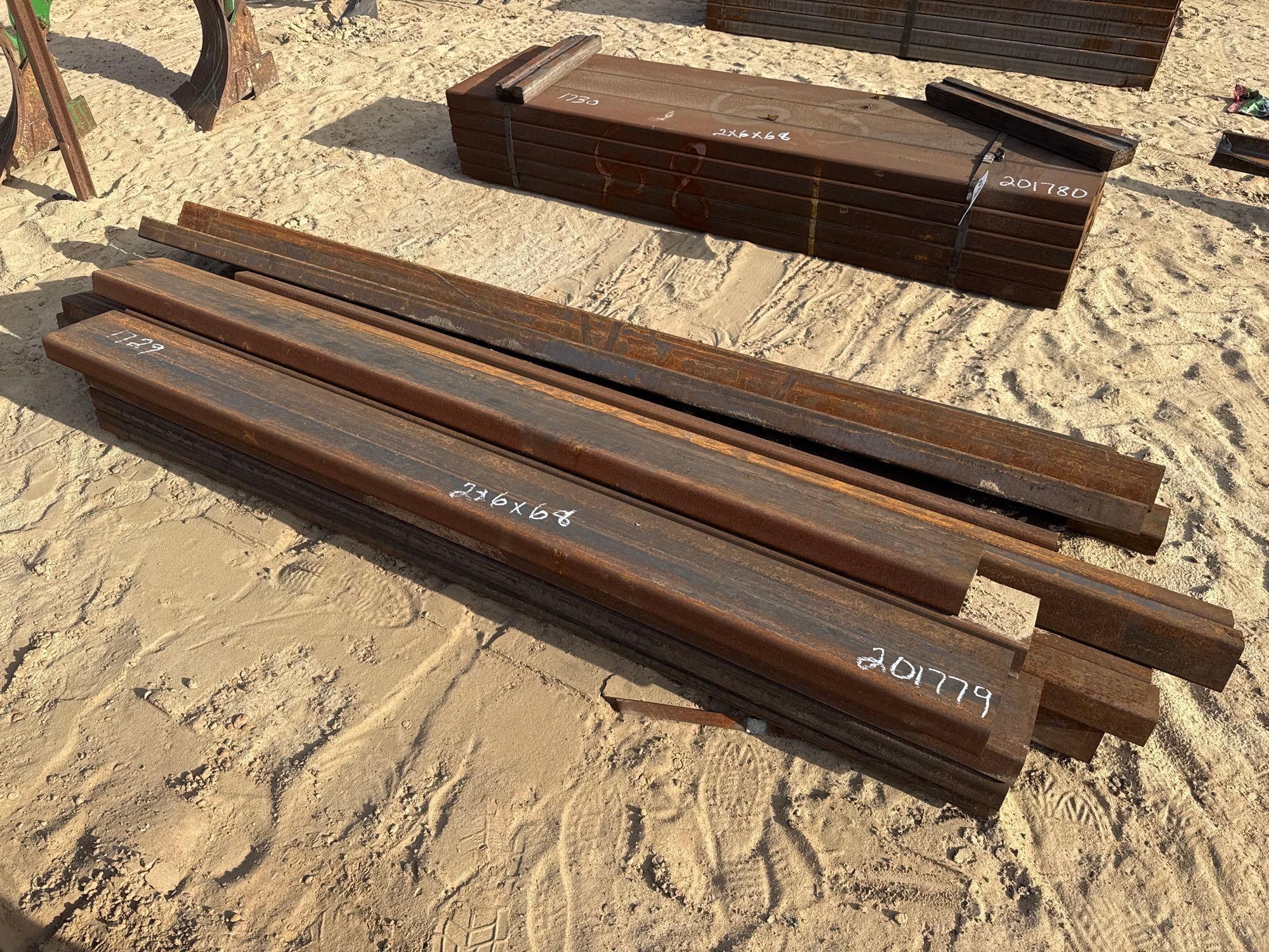 (APPROX 9) 2" X 6" X 68" TUBING (A54756)