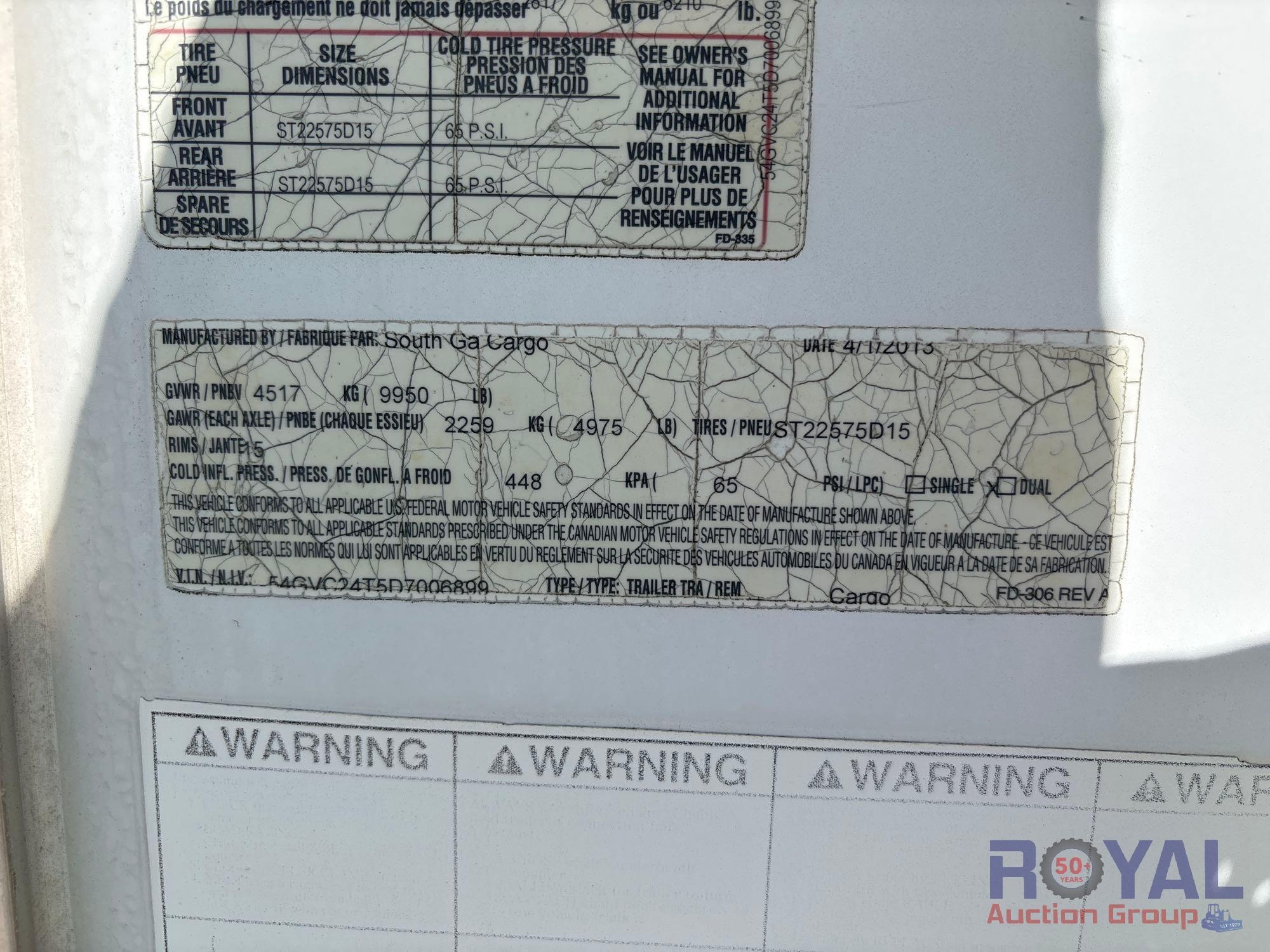 24ft T/A Enclosed Cargo Trailer (A53424)