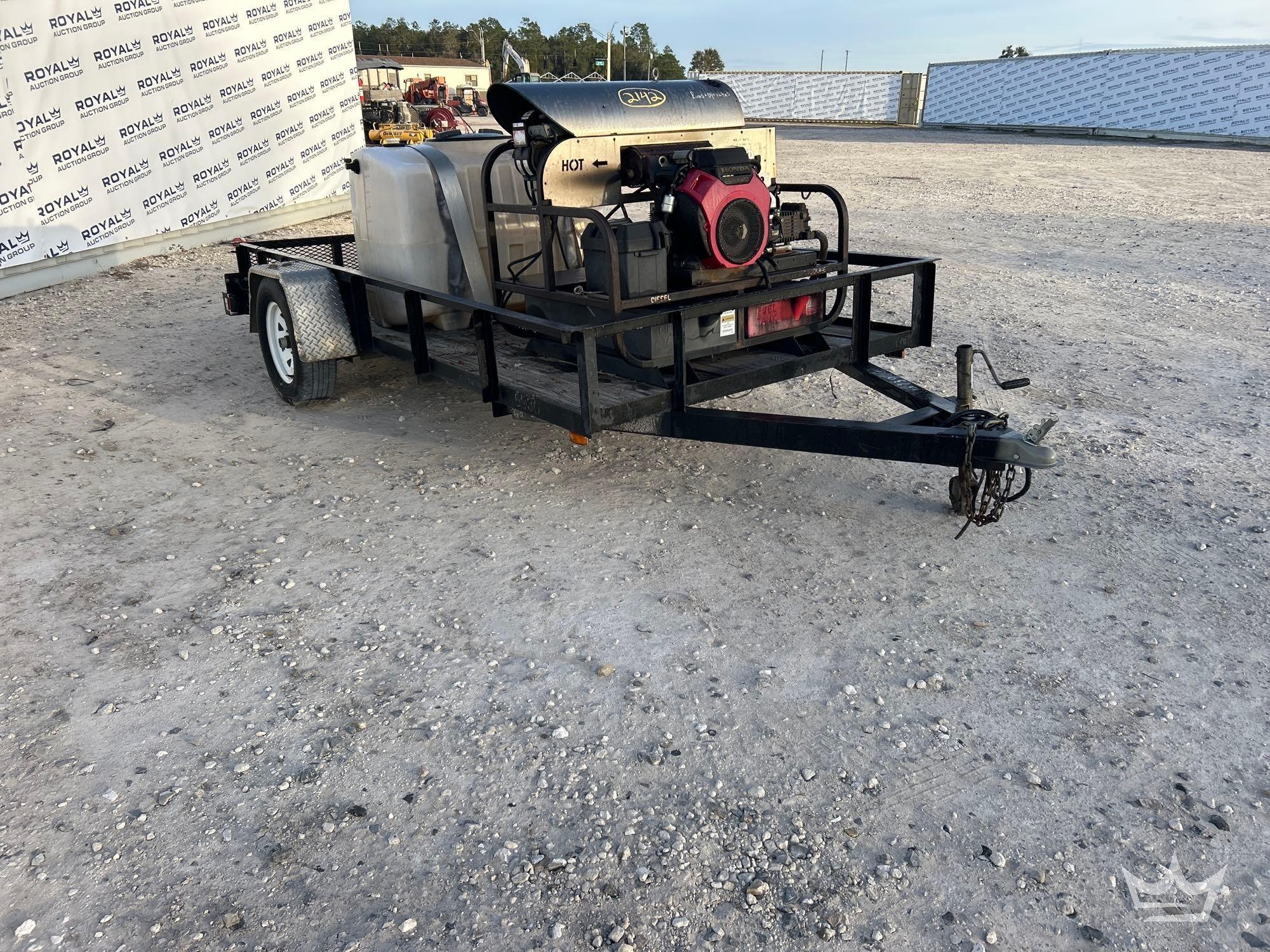 Hot Pressure Washer Trailer (A59228)