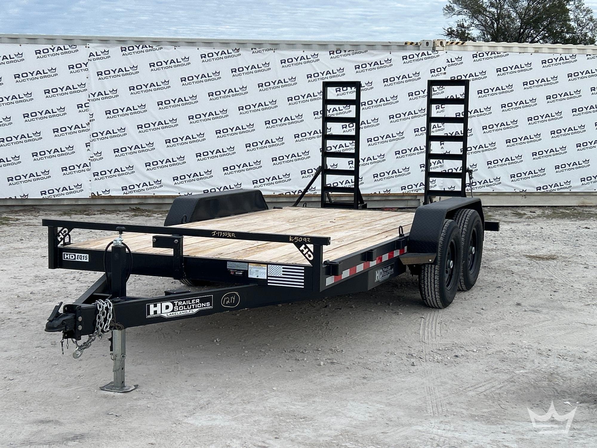 2025 HD Trailer Solutions EQ15 T/A Equipment Trailer (A59230)