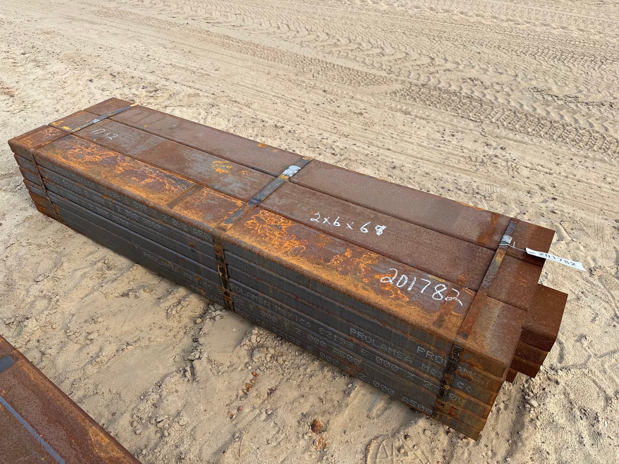 (APPROX 18) 2" X 6" X 68" TUBING (A54756)