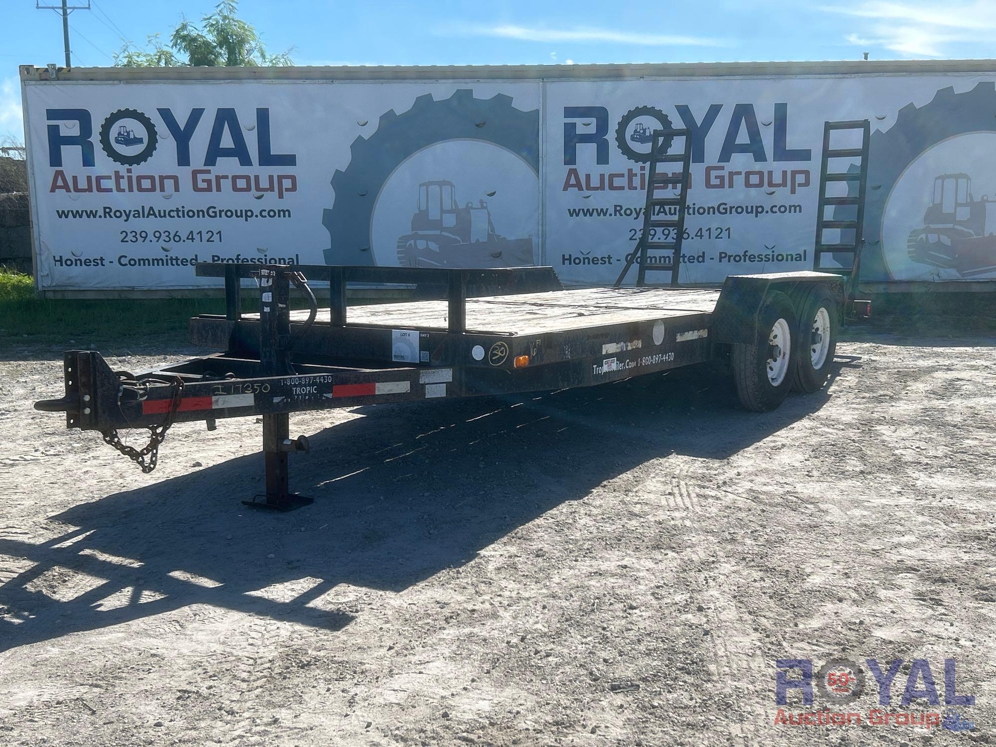 16ft T/A Flatbed Trailer (A53424)