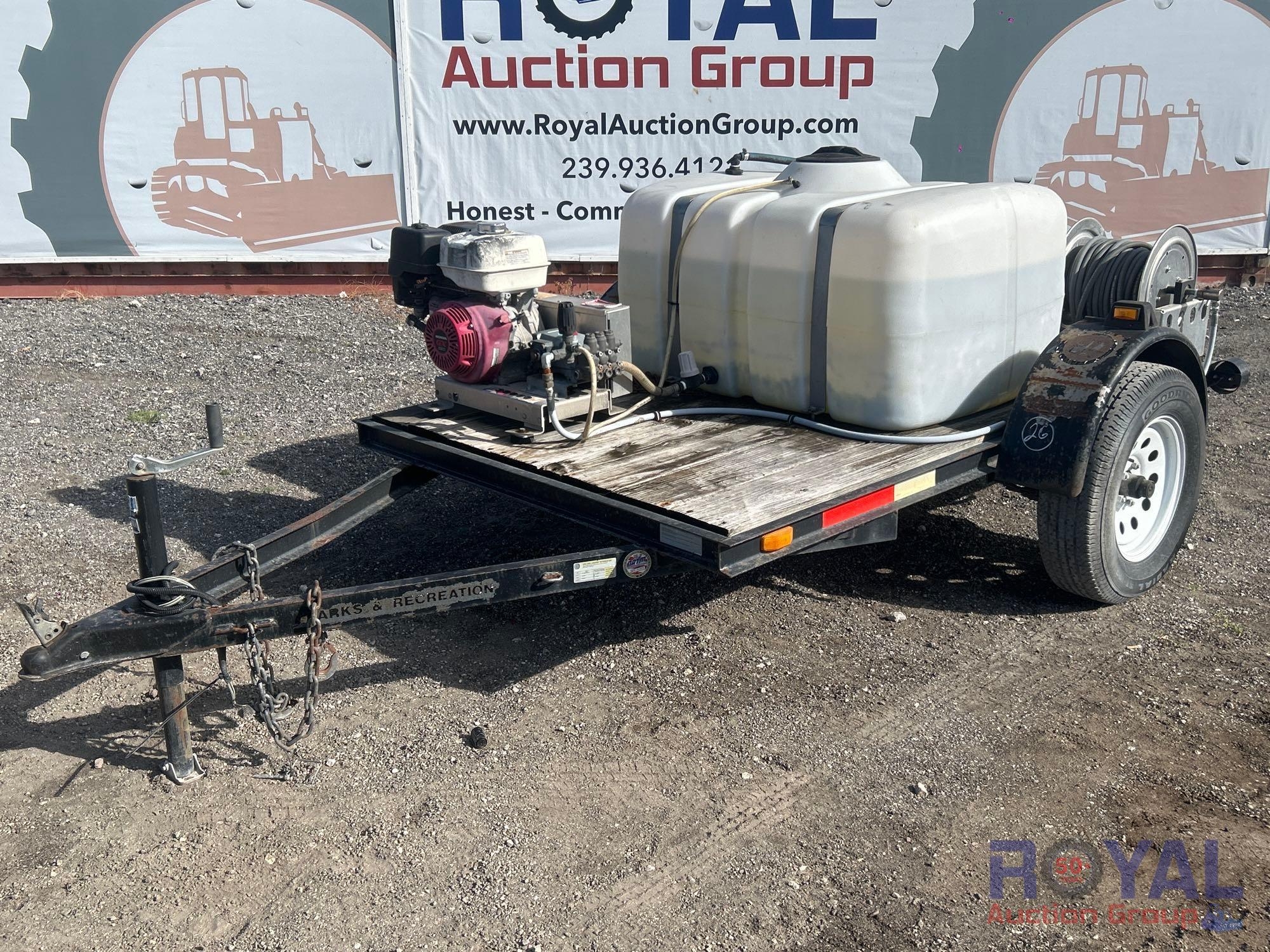 2017 Green Thumb 58OSN3 8ft Pressure Washer Trailer (A55788)
