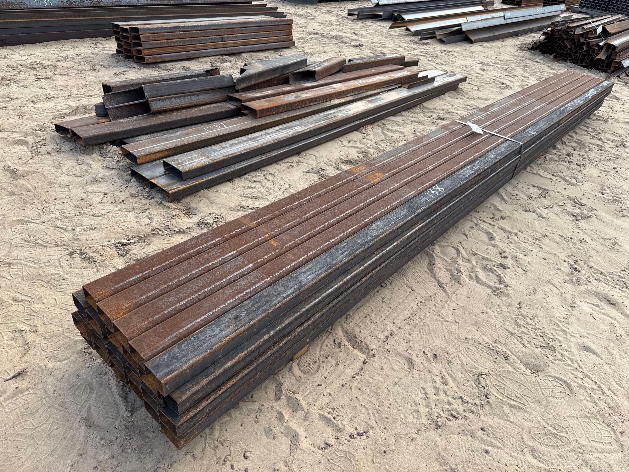 (APPROX 23) 2" X 3" X 162" TUBING (A54756)