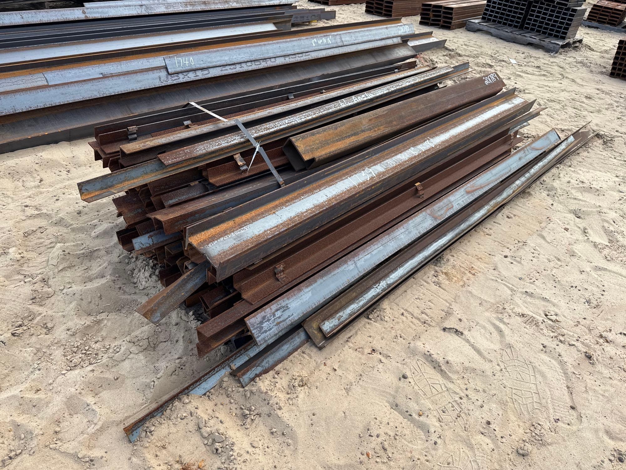 BUNDLE OF 6" I BEAMS UP TO 8' (A54756)