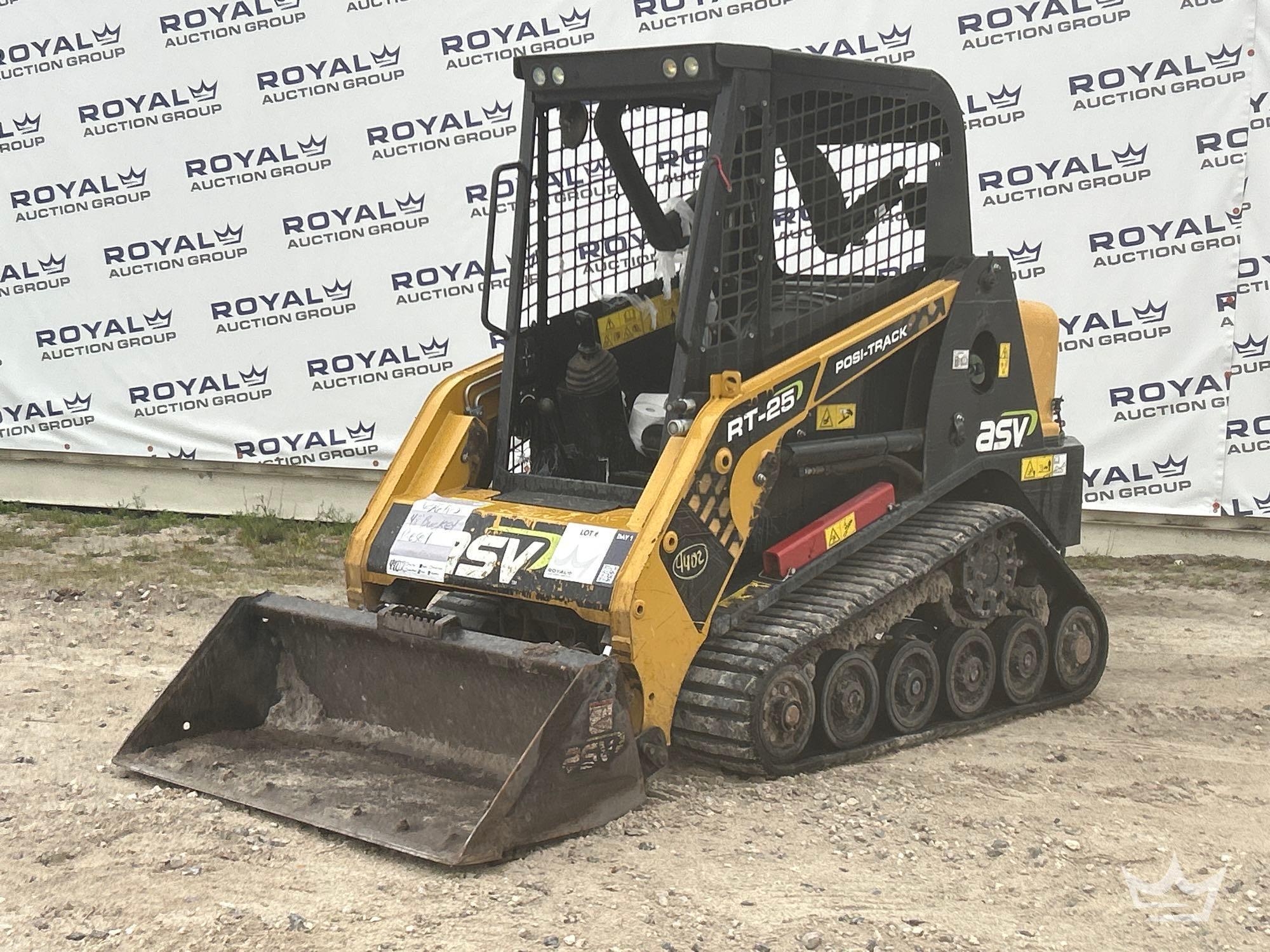 2022 ASV RT-25 Posi-Track Compact Track Loader Skid Steer (A61572)
