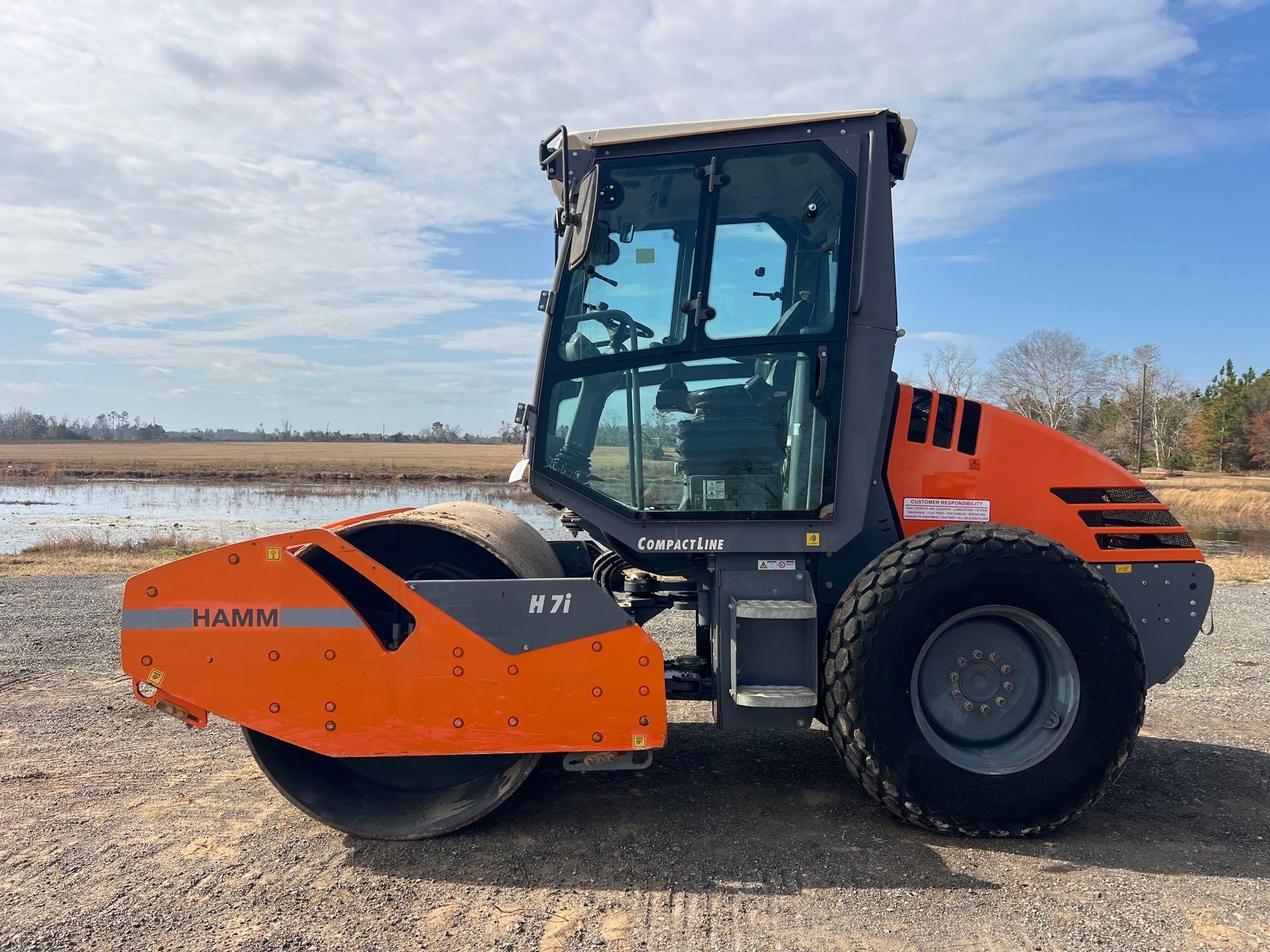 2020 HAMM H7I COMPACT LINE SMOOTH DRUM ROLLER (A59823)