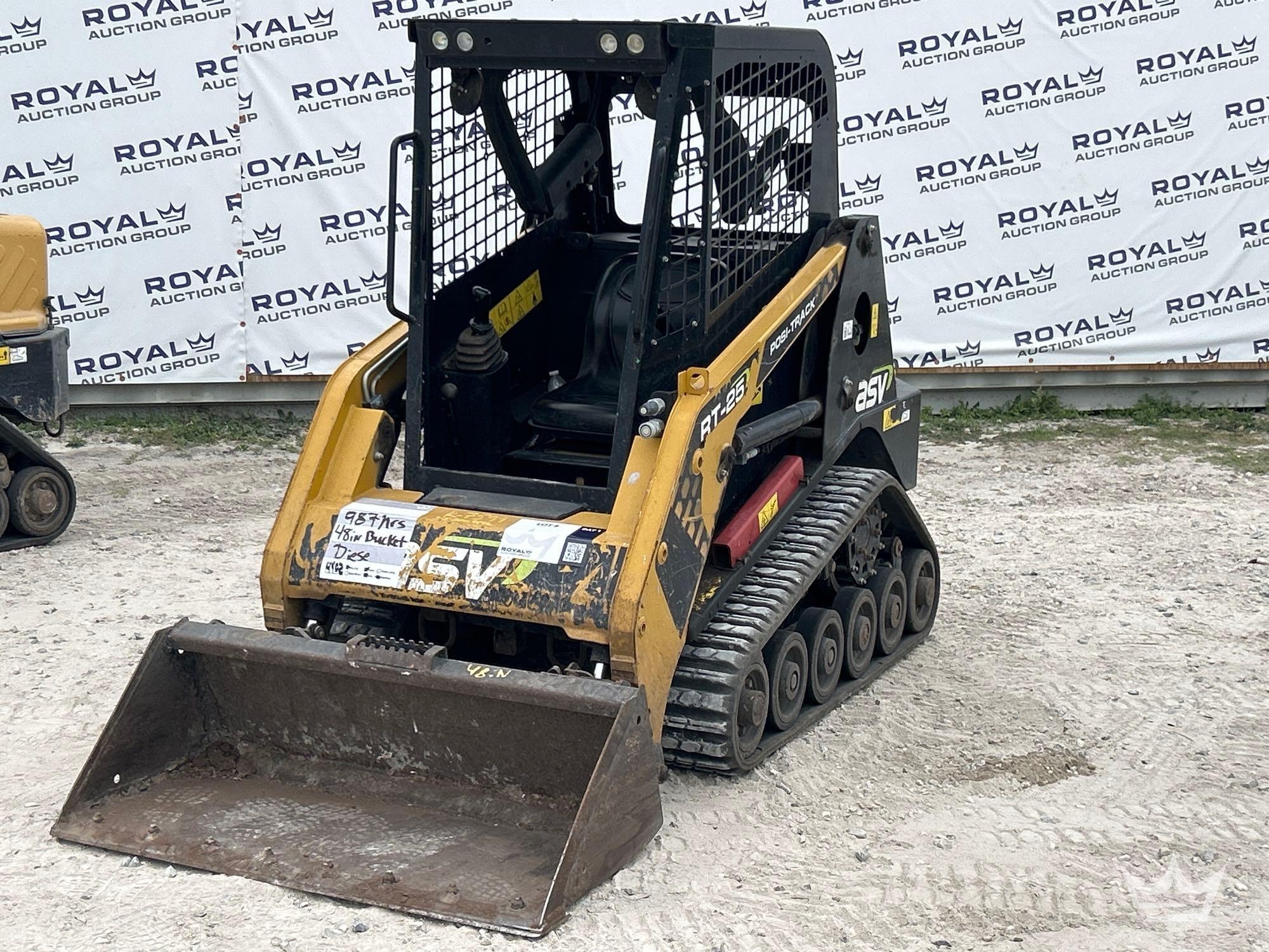2023 ASV RT-25 Posi-Track Compact Track Loader Skid Steer (A61572)