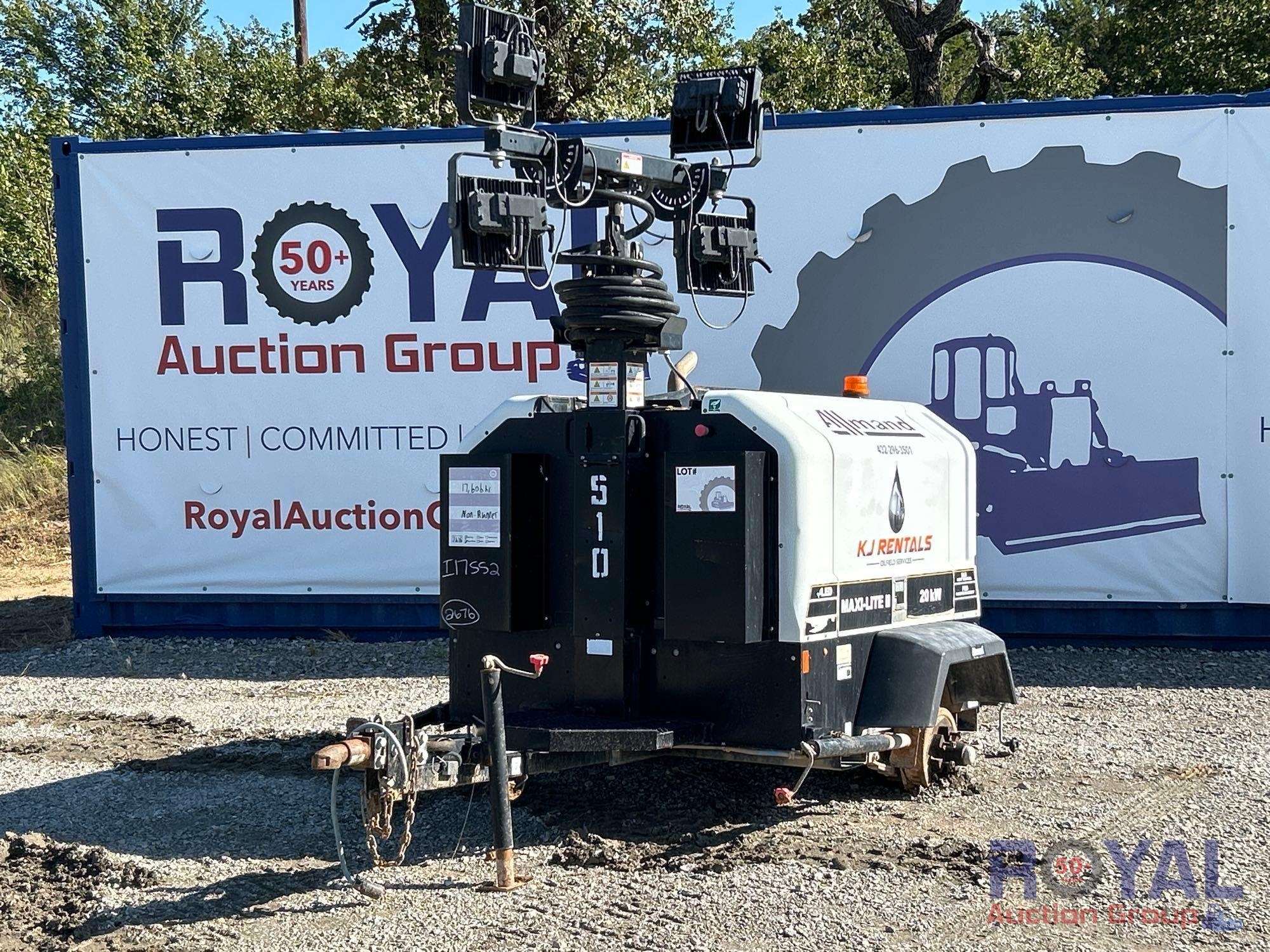 2021 Allmand Bros Maxi-Lite II 20kW S/A Towable Light Tower (A55973)