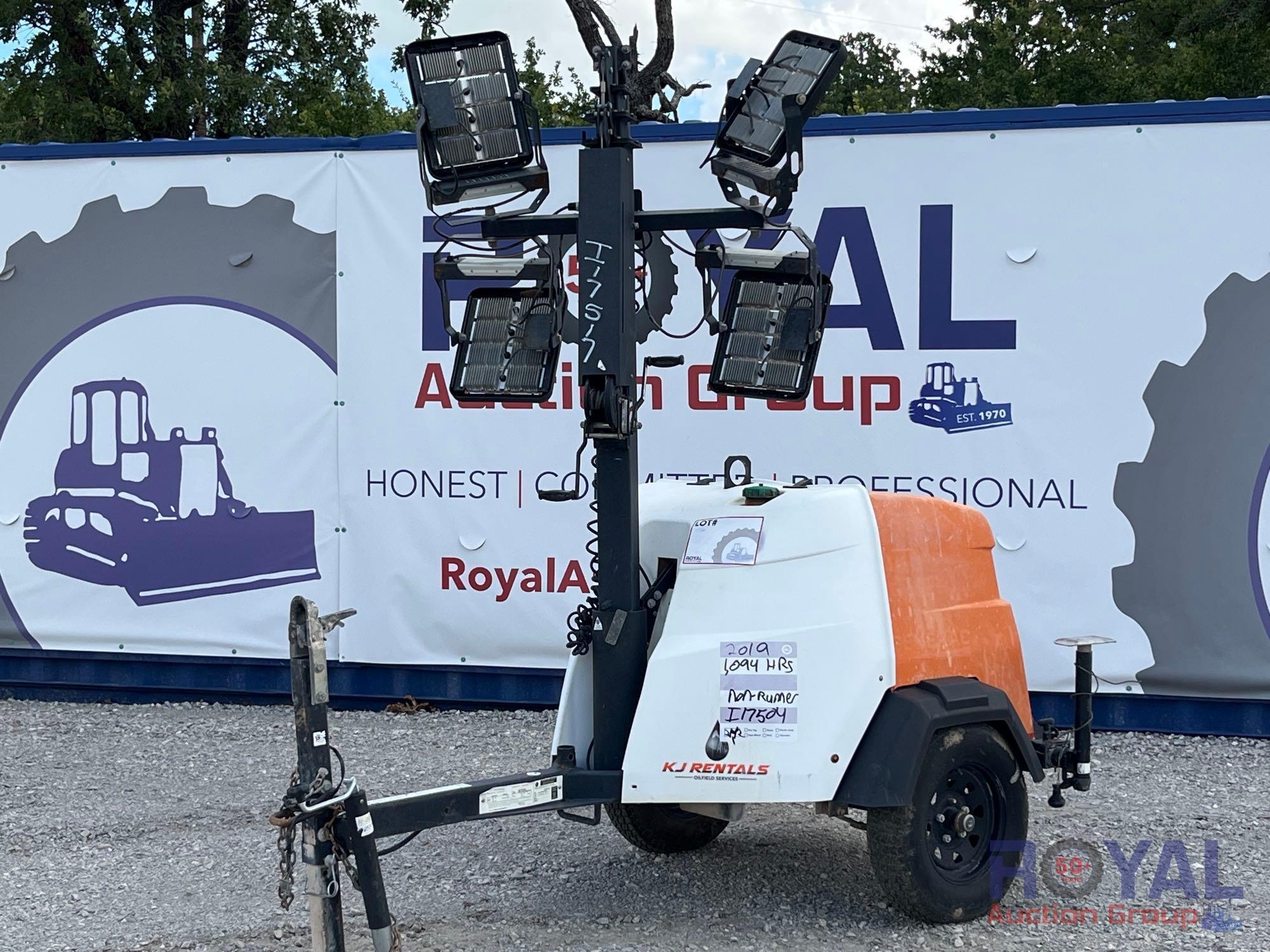 2019 Generac MLTS-1 2.4kW Towable LED Light Tower (A49461)