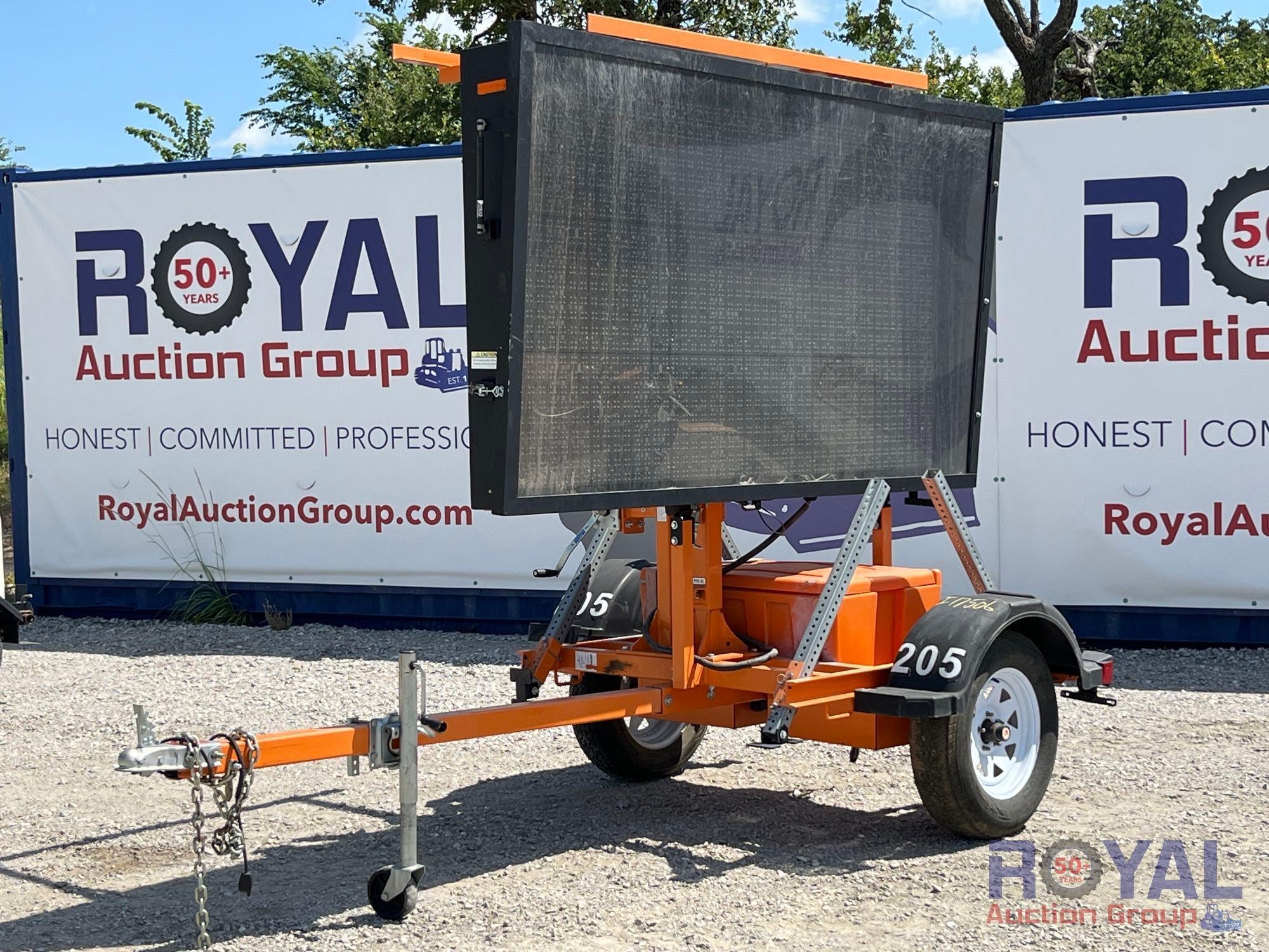 2021 Ver-Mac PCMS-3812 Solar S/A Towable Trailer Message Board (A49461)