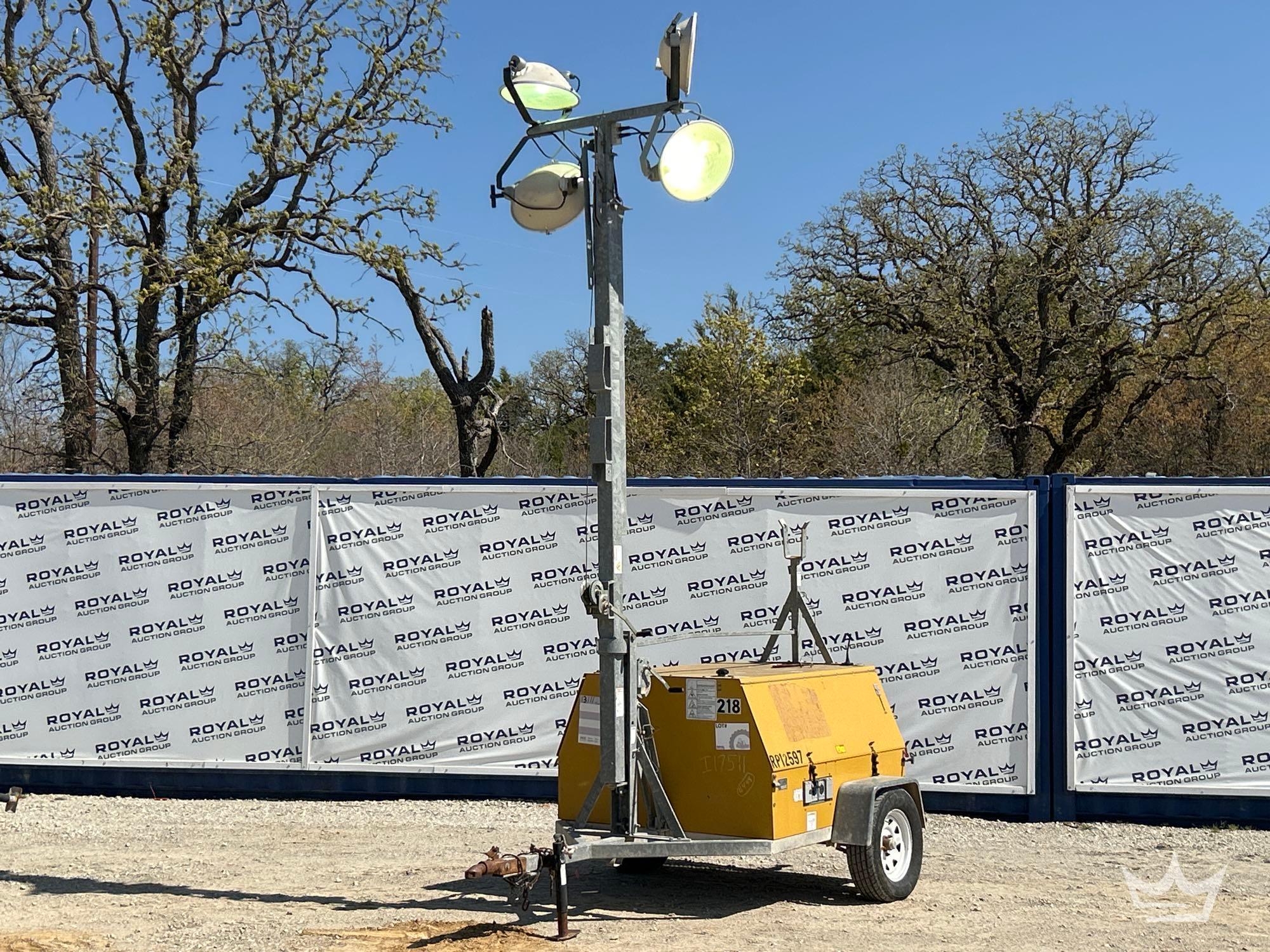 Warren Power Systems WCW204MH 20KW Towable Light Tower (A64194)