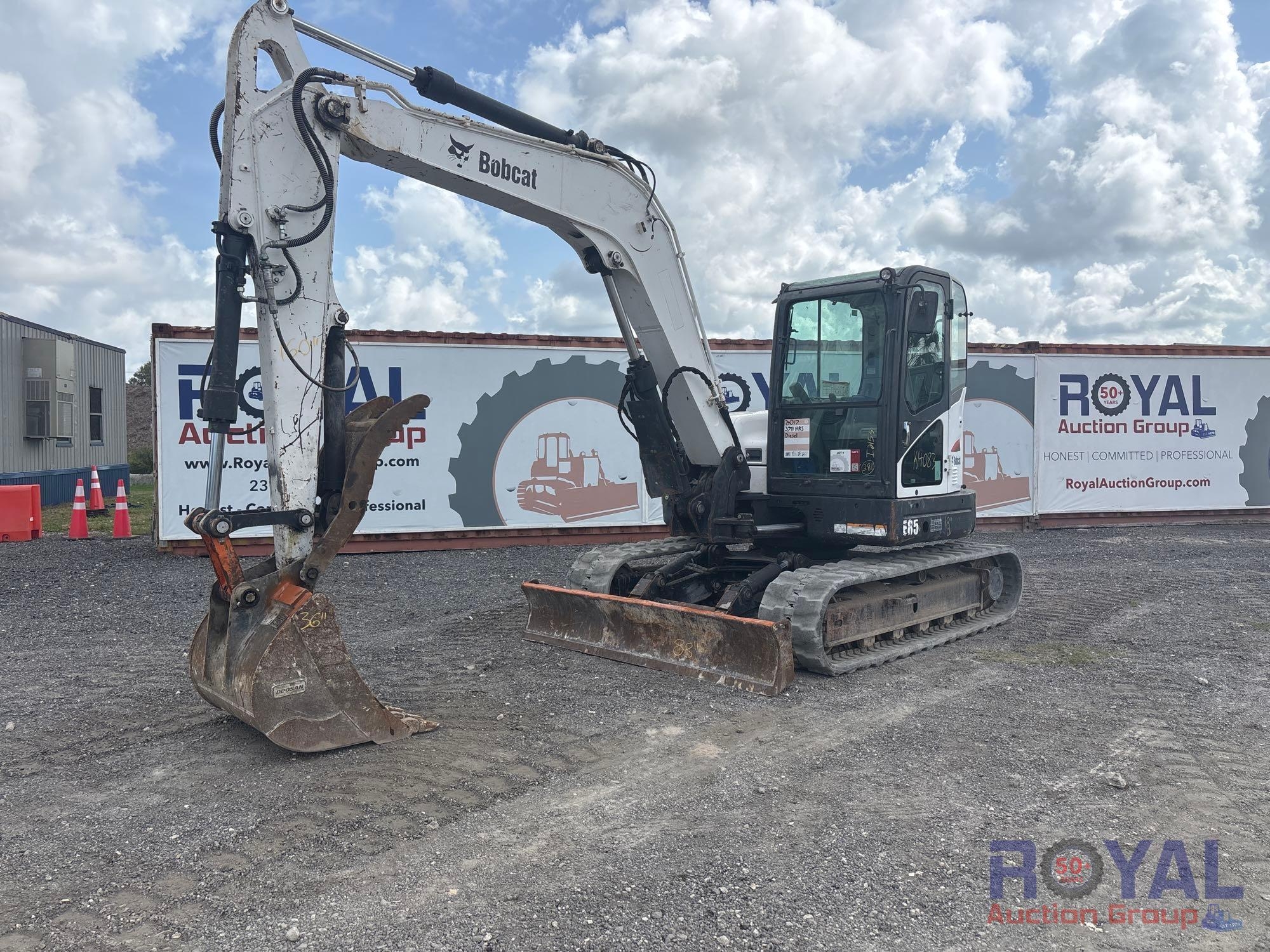 2017 Bobcat E85 Midi Excavator (A46683)